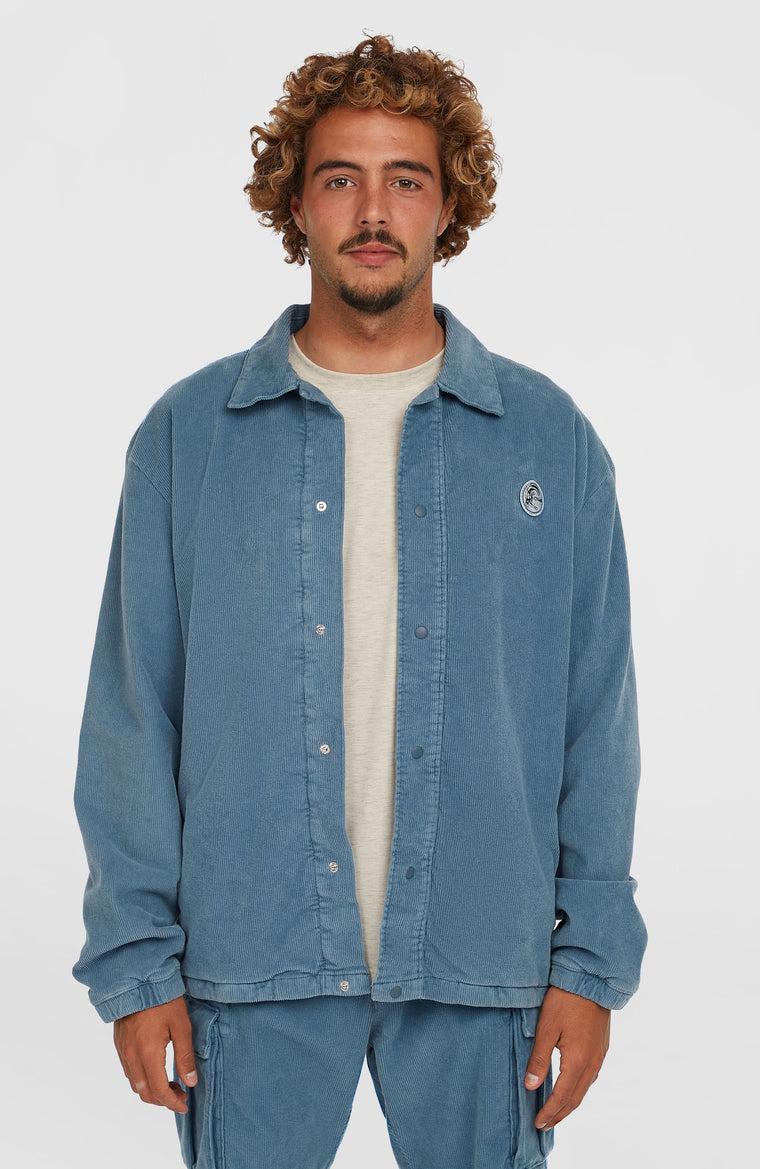 Cord Coach Jacket | Copen Blue Cord Coach Jacket | Copen Blue