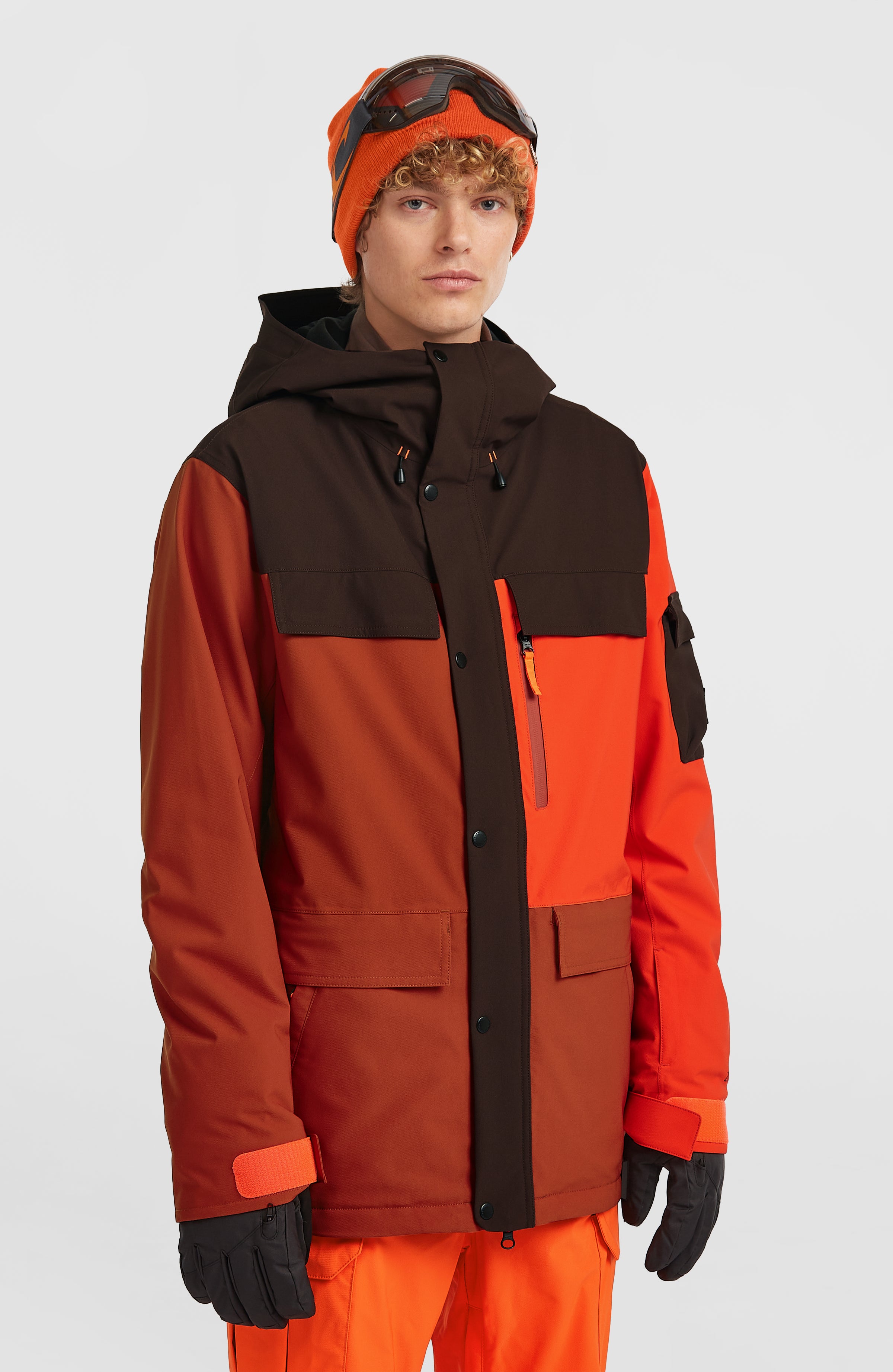 FWC'Peak Pro Snow Jacket | Bonfire Colour Block – O'Neill