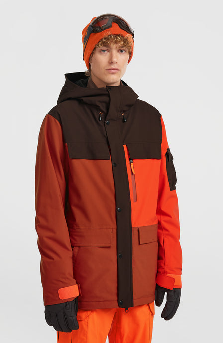 FWC'Peak Pro Snow Jacket | Bonfire Colour Block