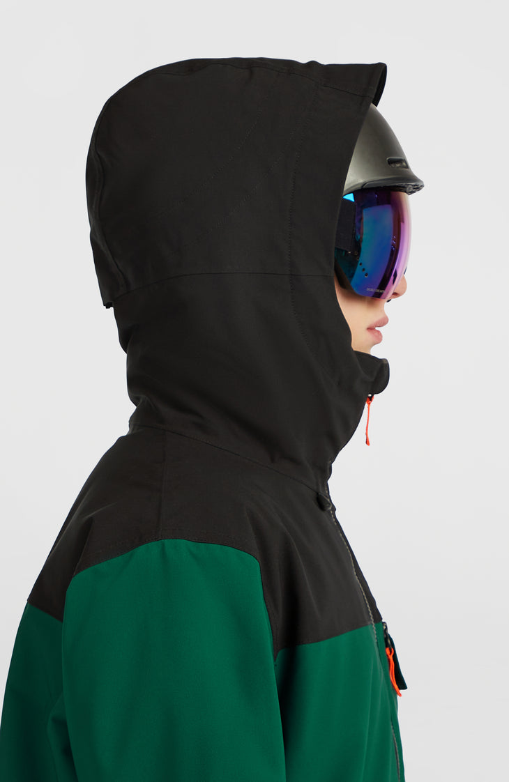 FWC'Peak Snow Jacket | Emerald Envy Colour Block