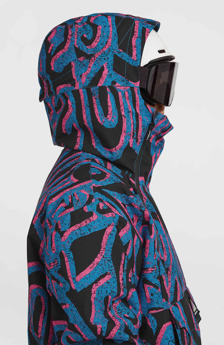 FWC'Play Asymmetric Snow Jacket | Pink Legacy