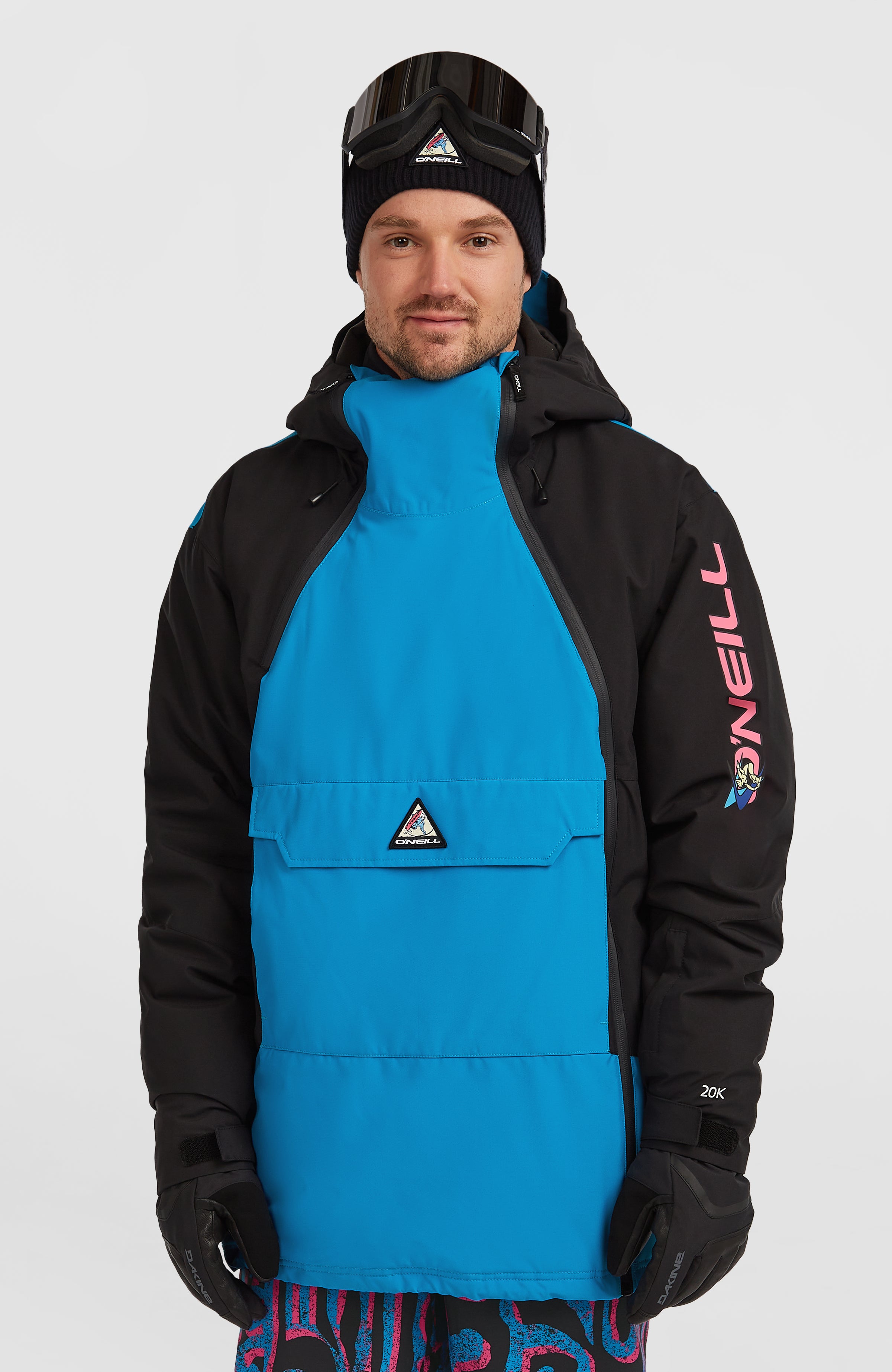 FWC'Play Asymmetric Snow Jacket | Ocean Melody Colour Block – O'Neill