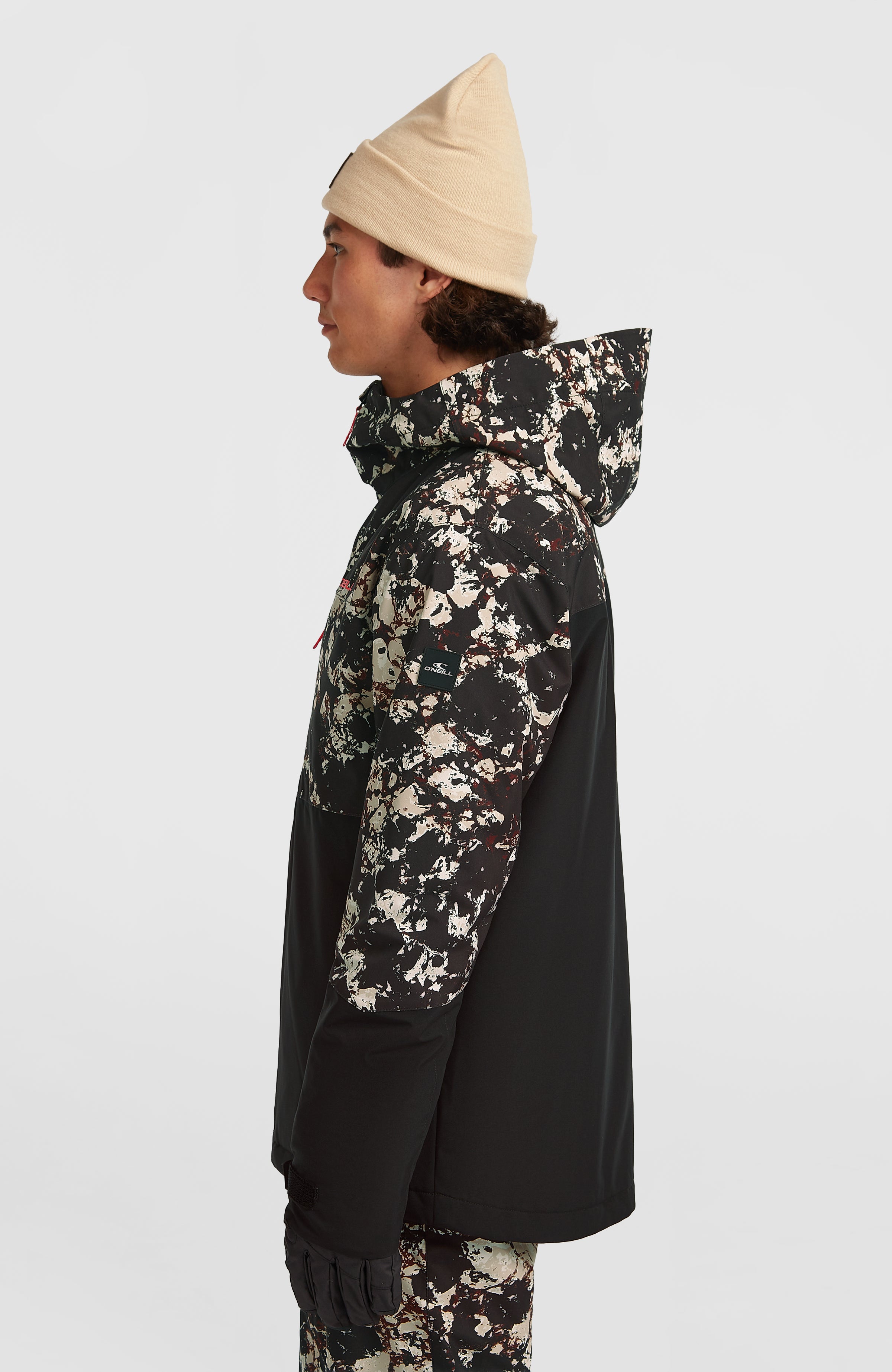 FWC'Cruz Triple Snow Jacket | Black/Beige Quarry – O'Neill