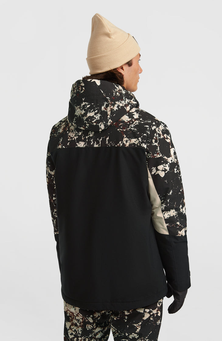 FWC'Cruz Triple Snow Jacket | Black/Beige Quarry