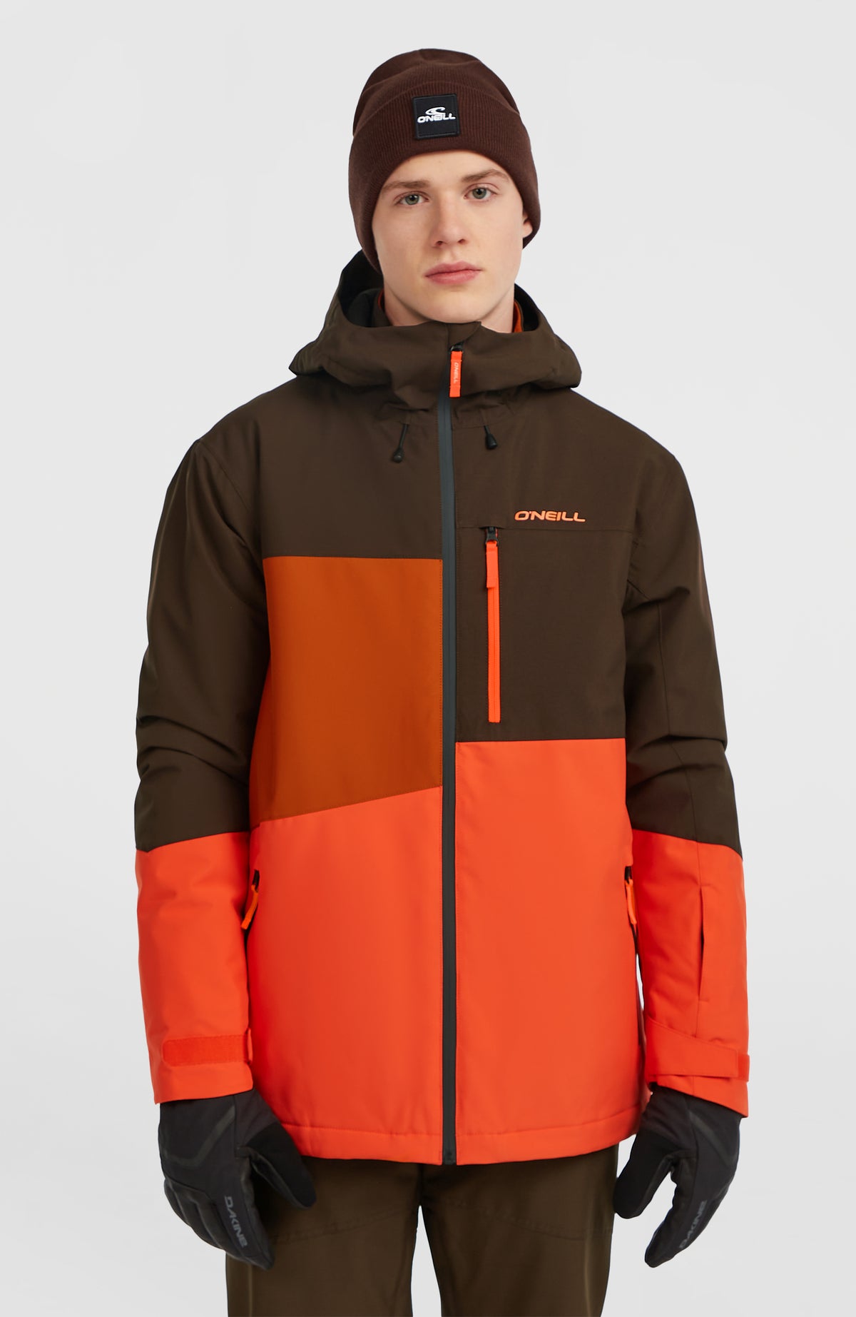 FWC'Cruz Triple Snow Jacket | Coffee Bean Colour Block
