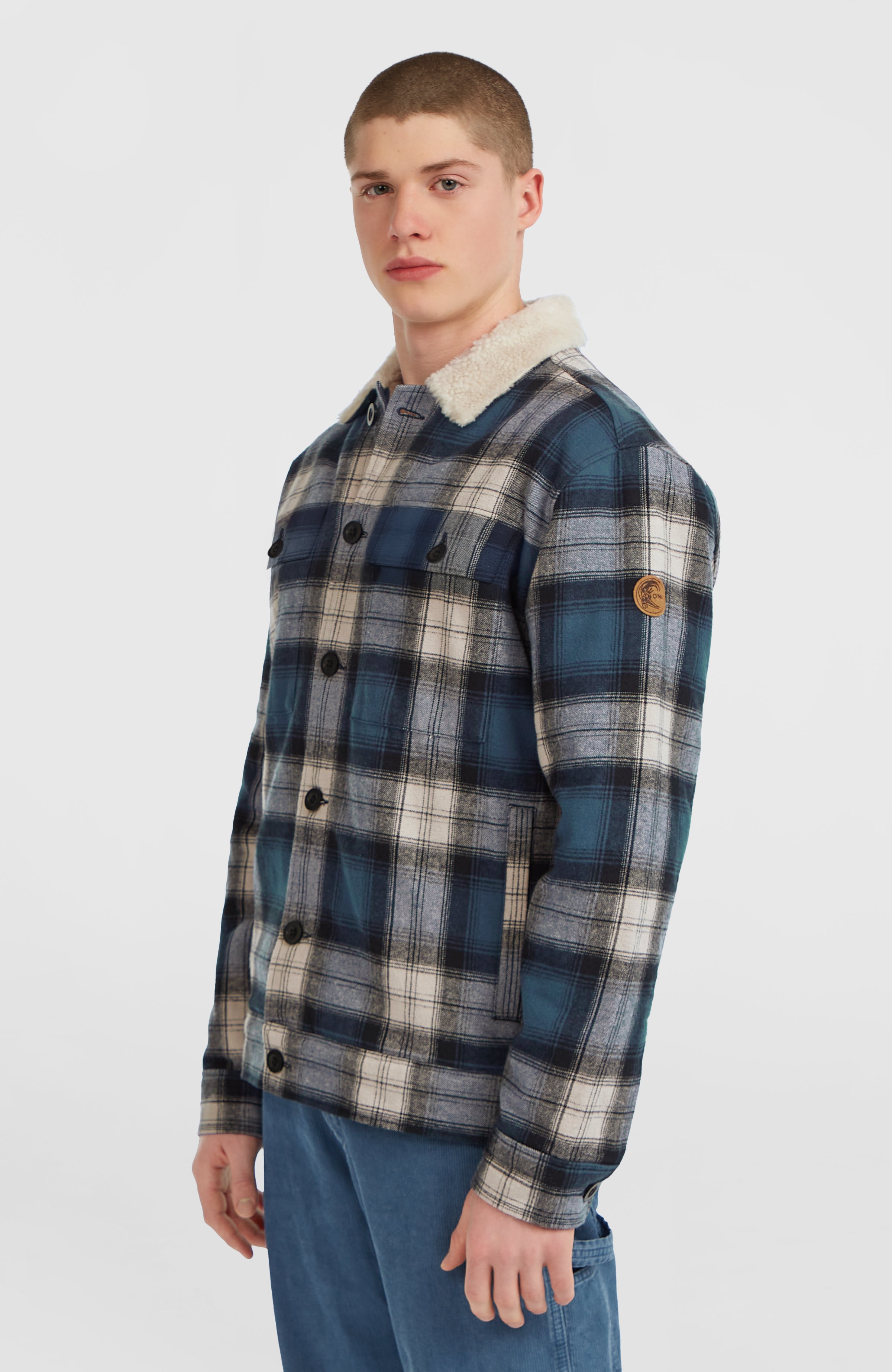 O'Riginals Fleece-Lined Jacket | Mozart Blue Check – O'Neill