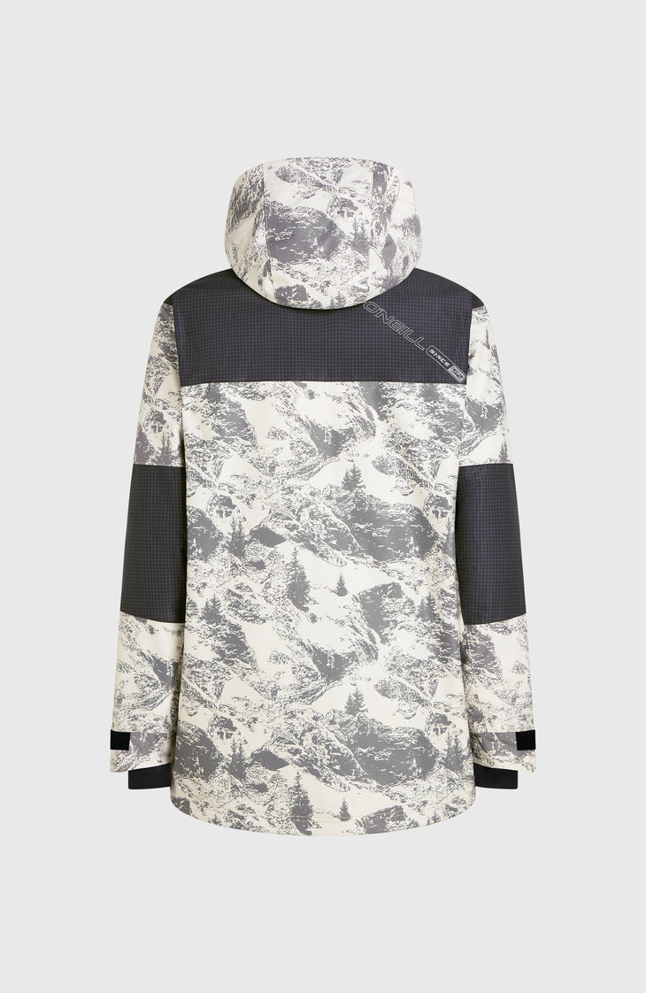 FWC’Peak Fire Snow Jacket | Grey Mountain Landscape