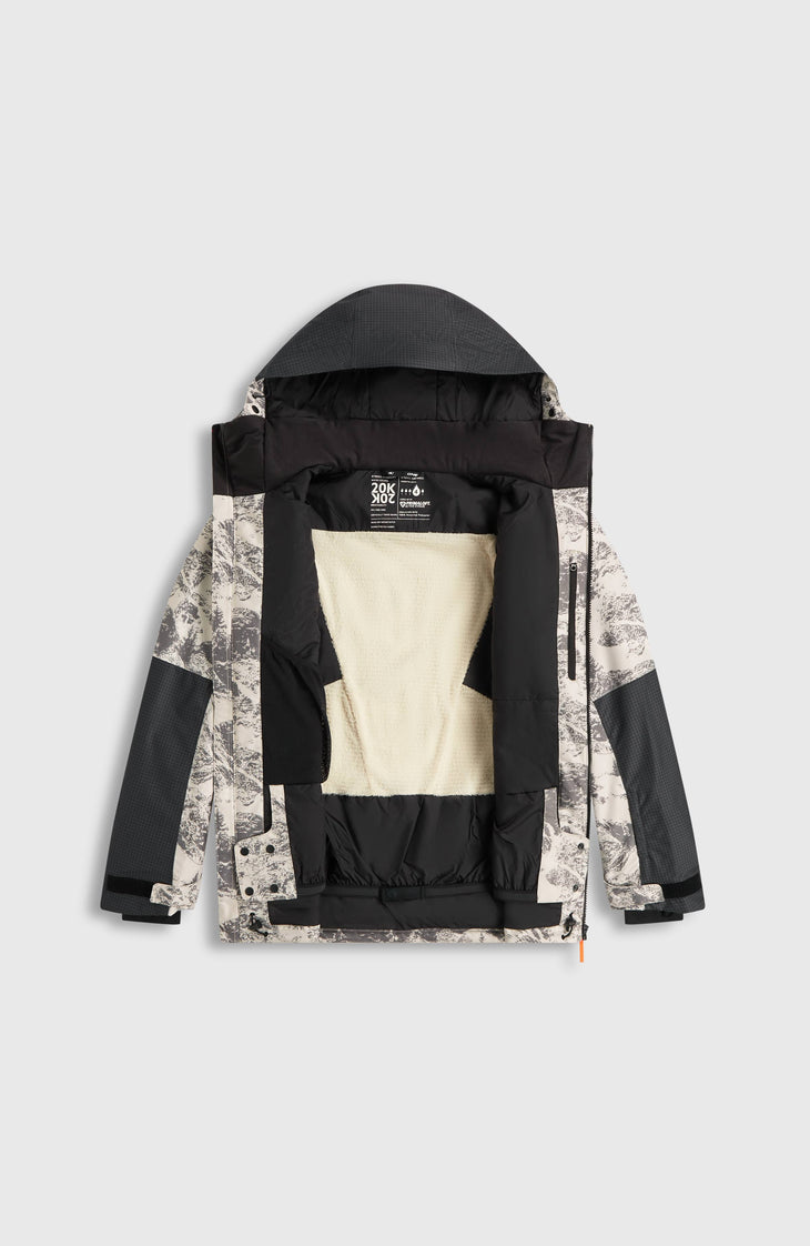 FWC'Peak Snow Jacket | Grey Mountain Landscape