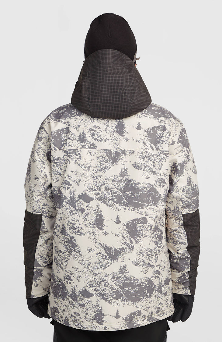FWC'Peak Snow Jacket | Grey Mountain Landscape