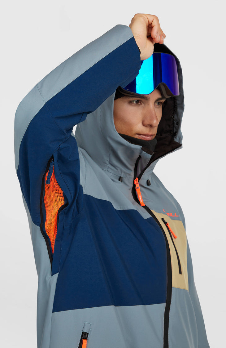 FWC'Cruz Triple Snow Jacket | Murky Water Colour Block