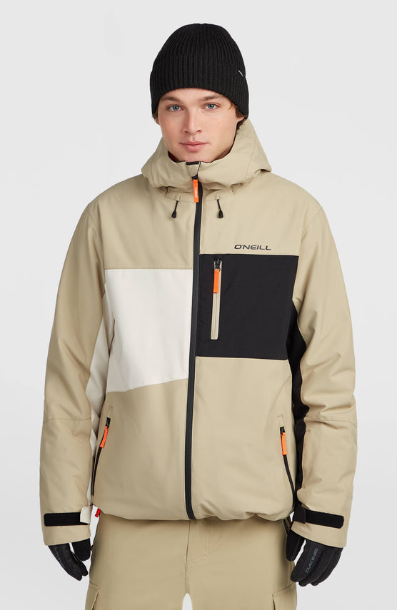 FWC'Cruz Triple Snow Jacket | Olive Blush Colour Block