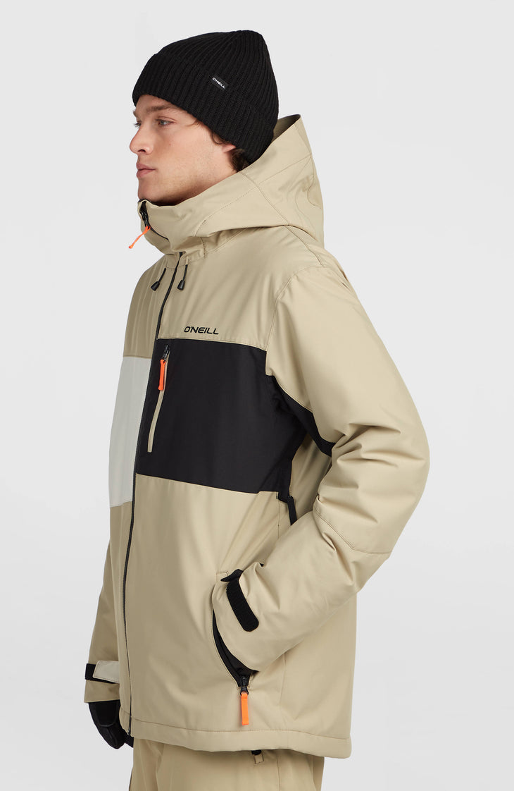 FWC'Cruz Triple Snow Jacket | Olive Blush Colour Block