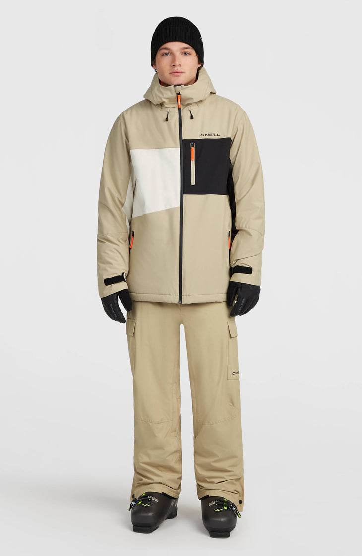 FWC'Cruz Triple Snow Jacket | Olive Blush Colour Block