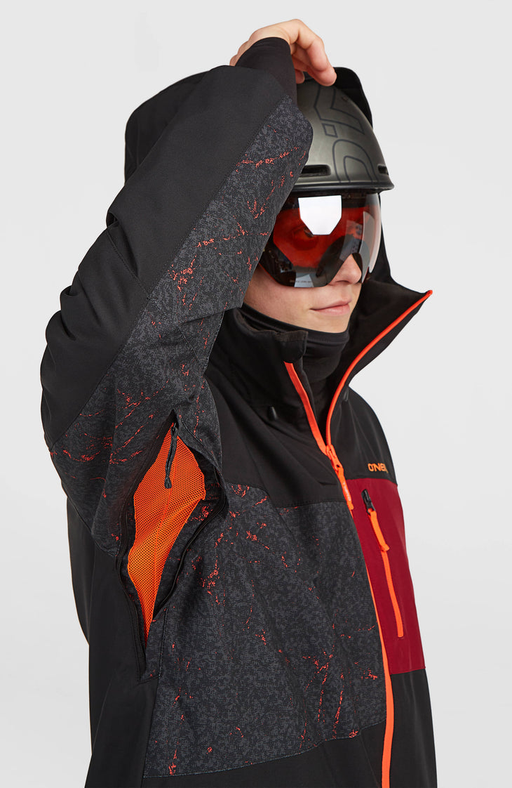 FWC'Cruz Triple Snow Jacket | Black Out Colour Block