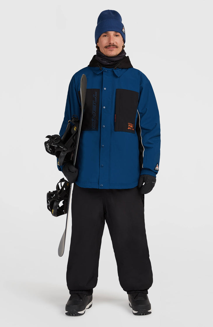 FWC'Play Shacket Snow Jacket | Regal Blue Colour Block
