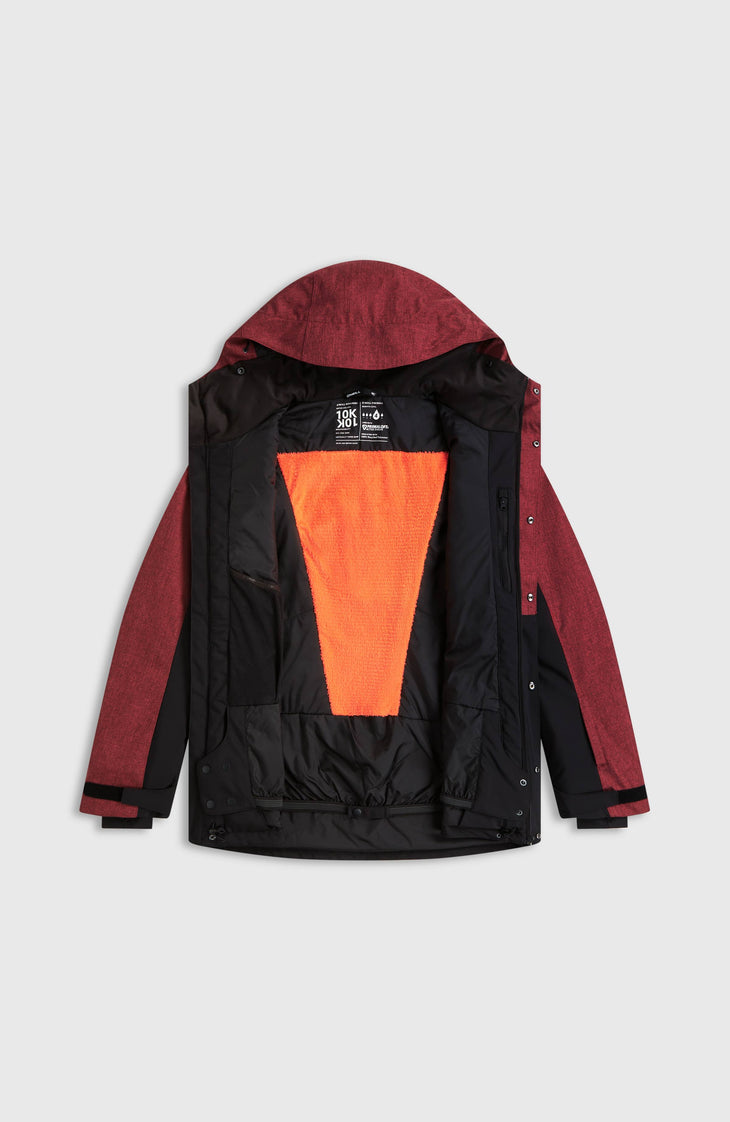 FWC'Cruz Melange Snow Jacket | Tamarillo Colour Block