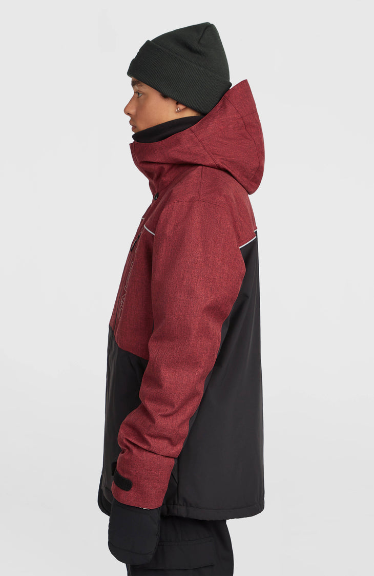 FWC'Cruz Melange Snow Jacket | Tamarillo Colour Block