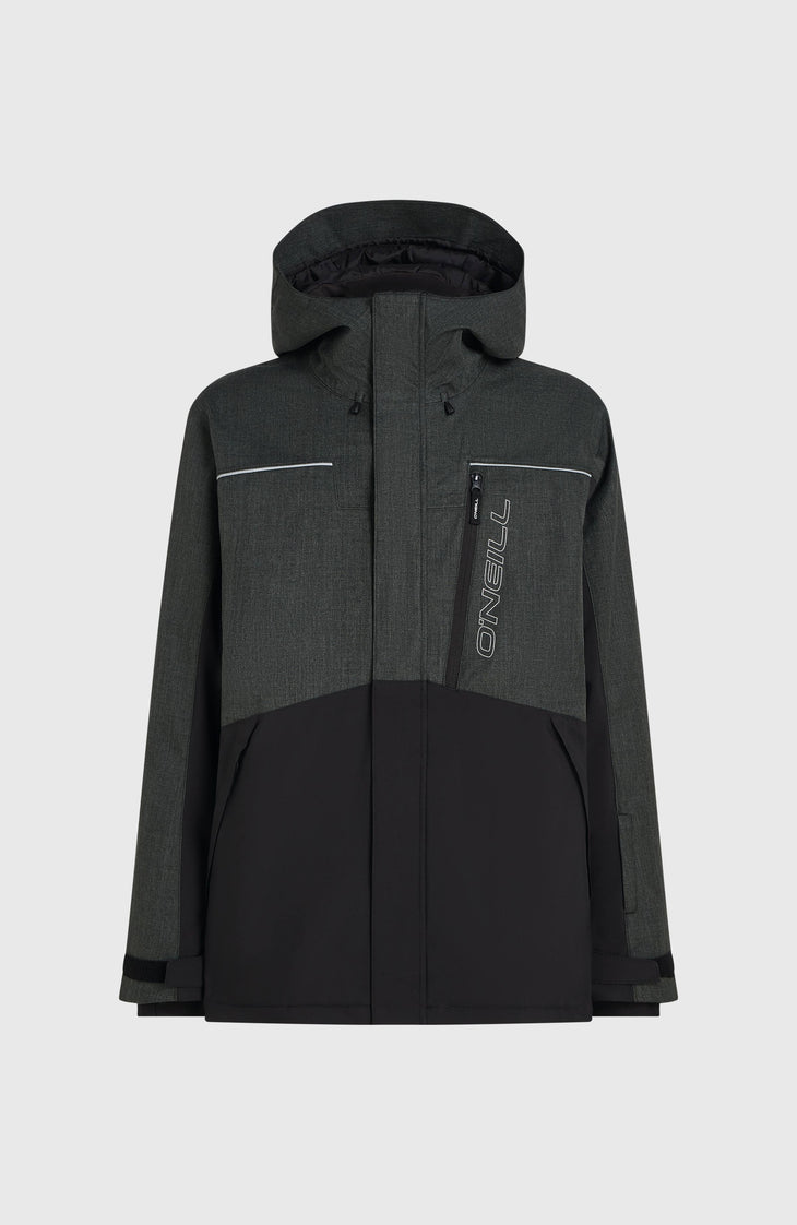 FWC'Cruz Melange Snow Jacket | Black Out Colour Block