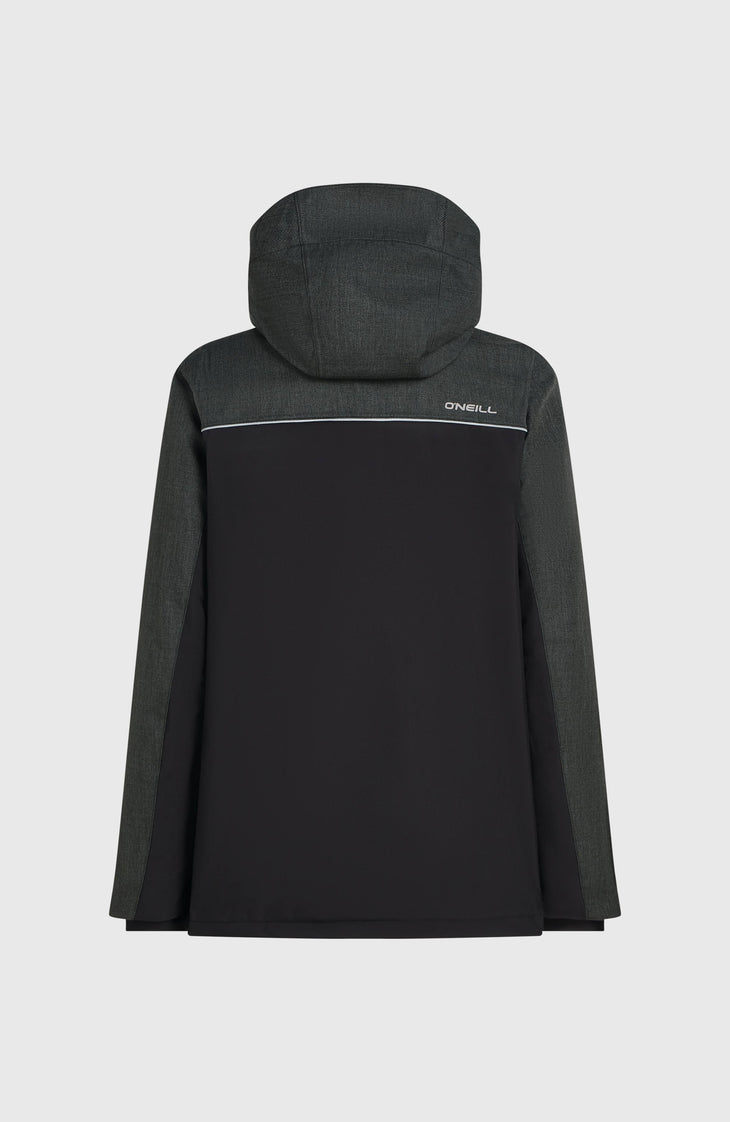 FWC'Cruz Melange Snow Jacket | Black Out Colour Block