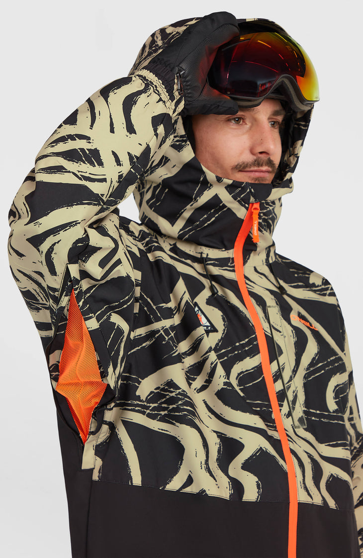 FWC'Play Park Snow Jacket | Beige Snowtracks
