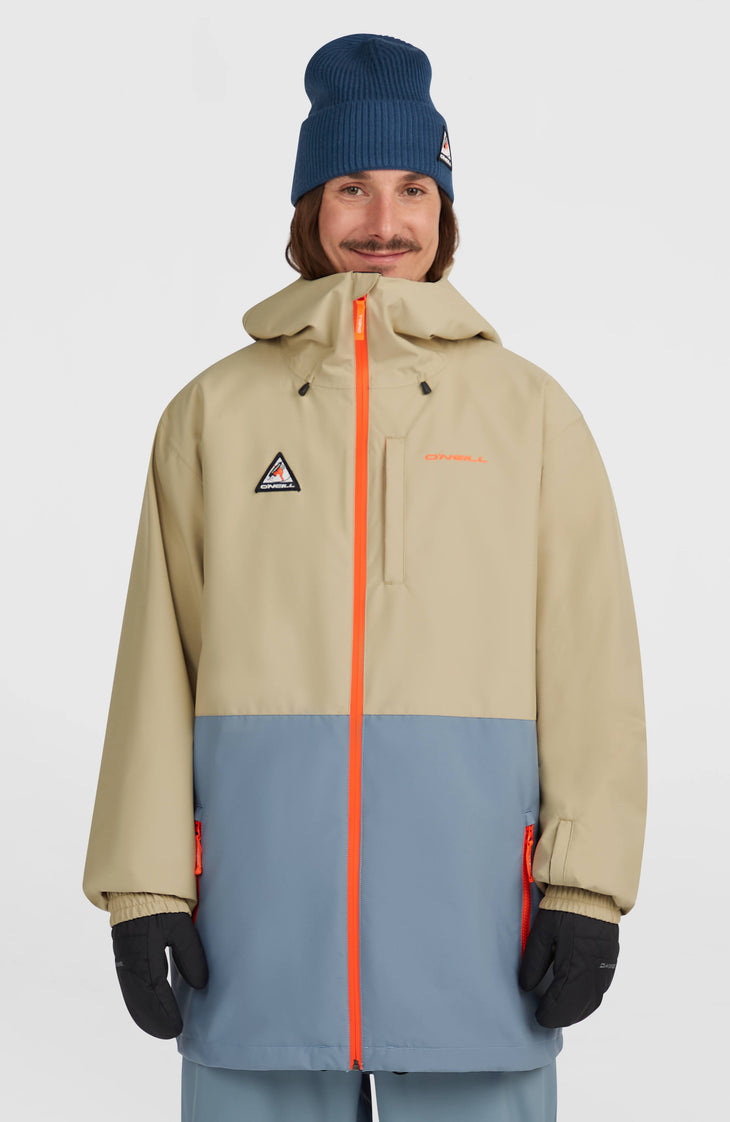 FWC'Play Park Snow Jacket | Olive Blush Colour Block