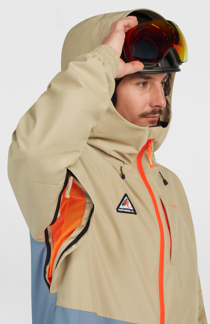 FWC'Play Park Snow Jacket | Olive Blush Colour Block