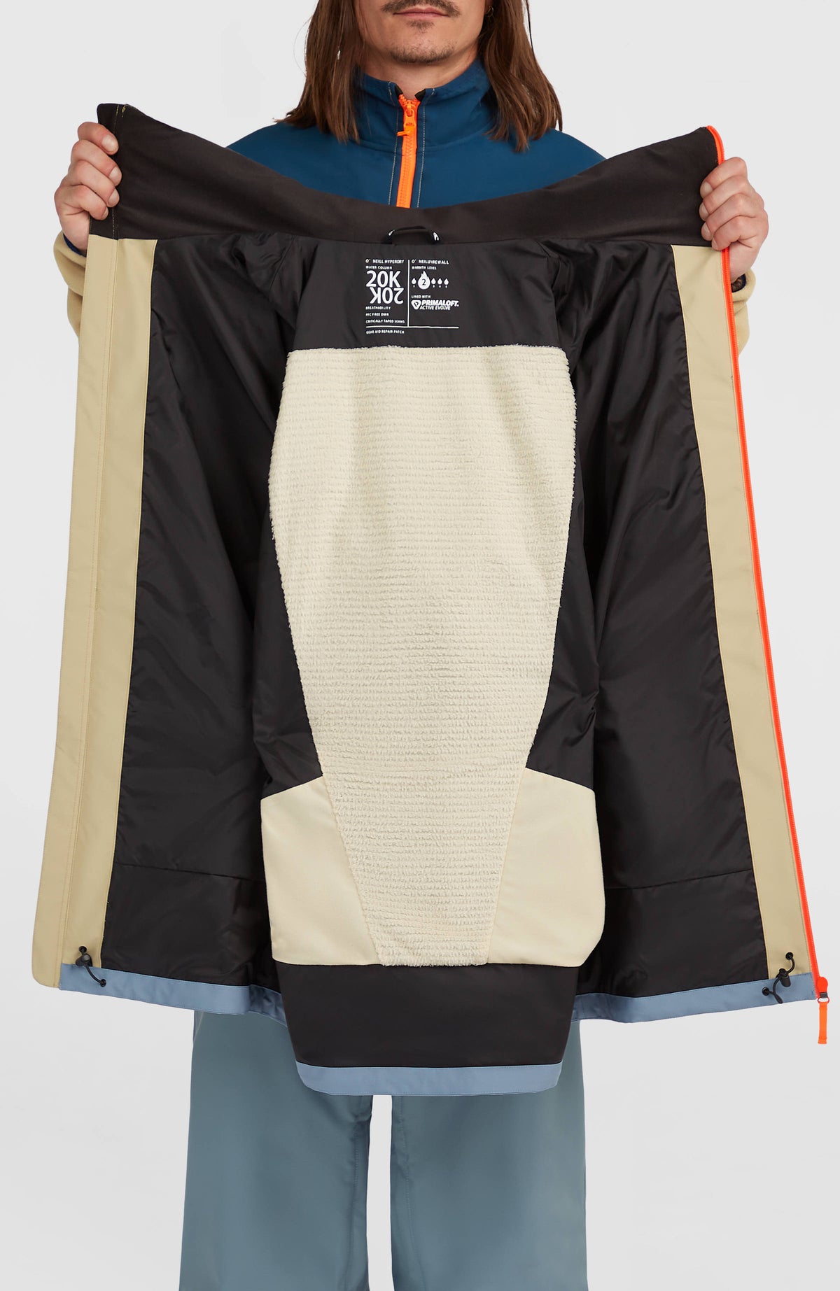 FWC'Play Park Snow Jacket | Olive Blush Colour Block