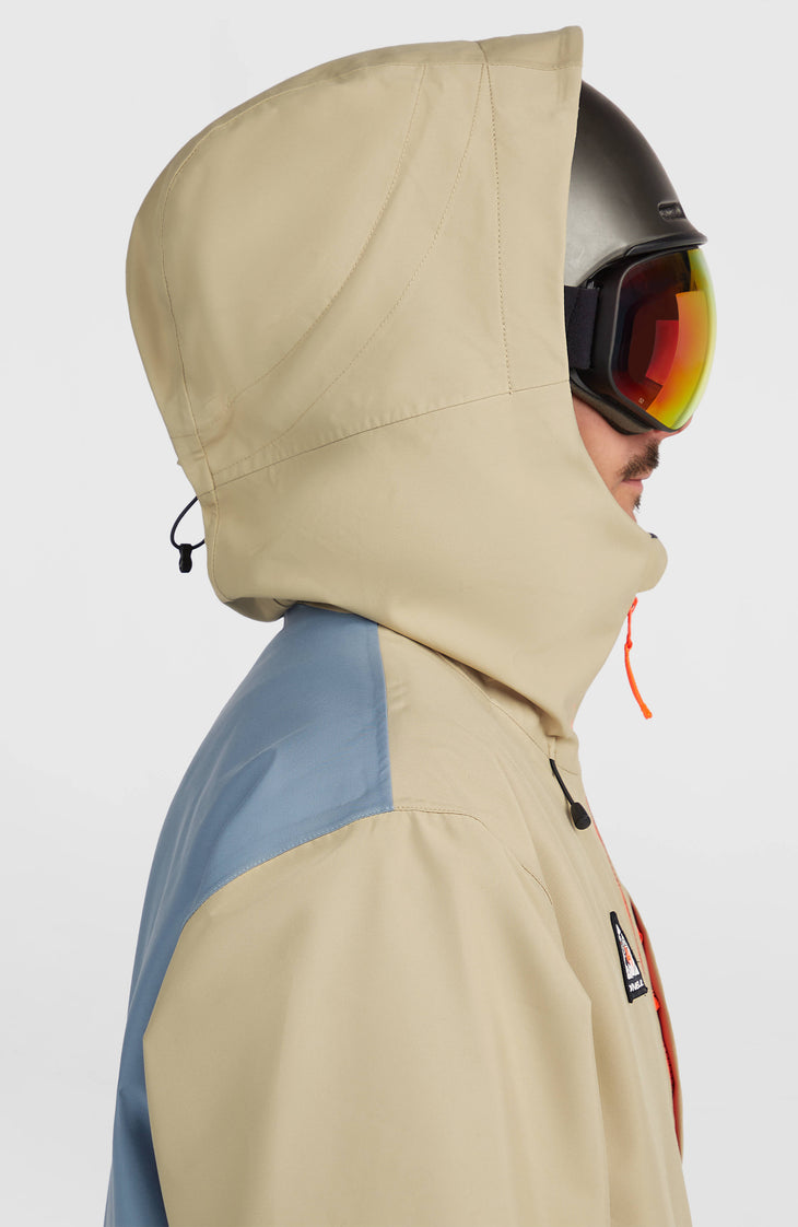 FWC'Play Park Snow Jacket | Olive Blush Colour Block