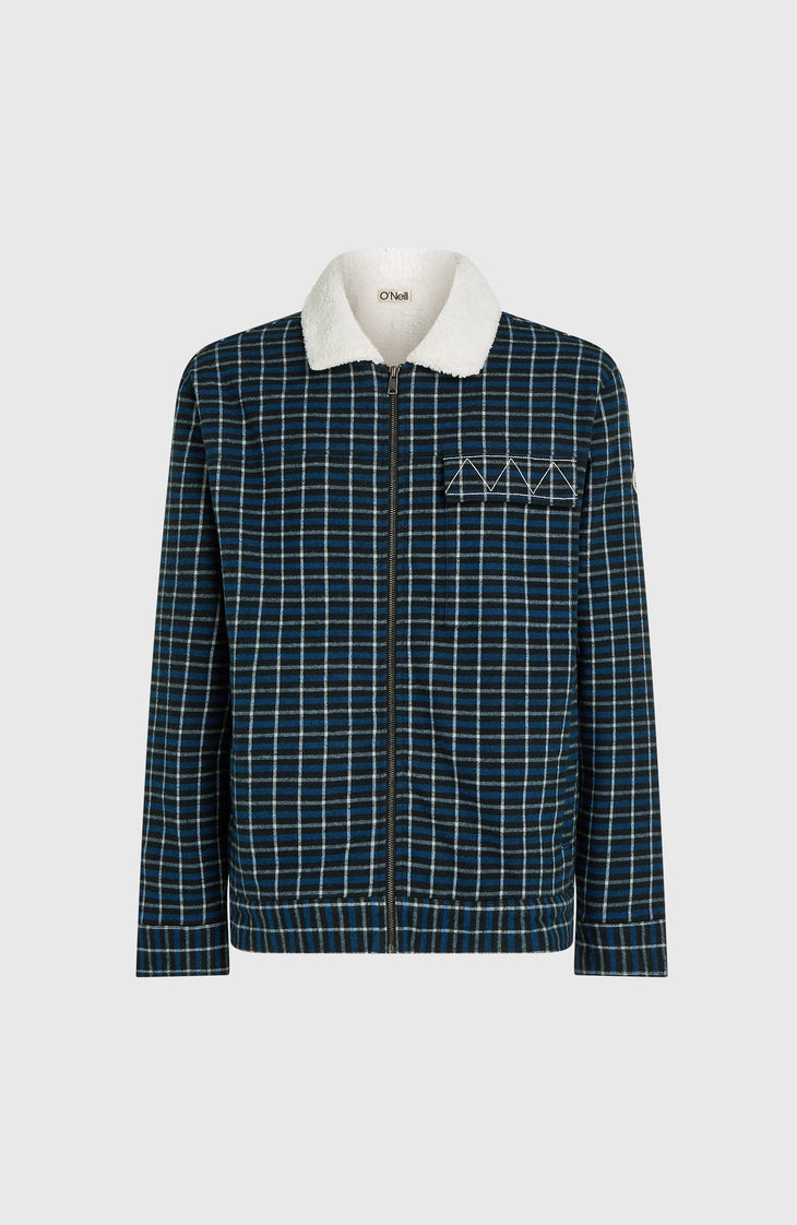 O'RIGINALS FLEECE LINED JACKET | Blue Heritage Checks