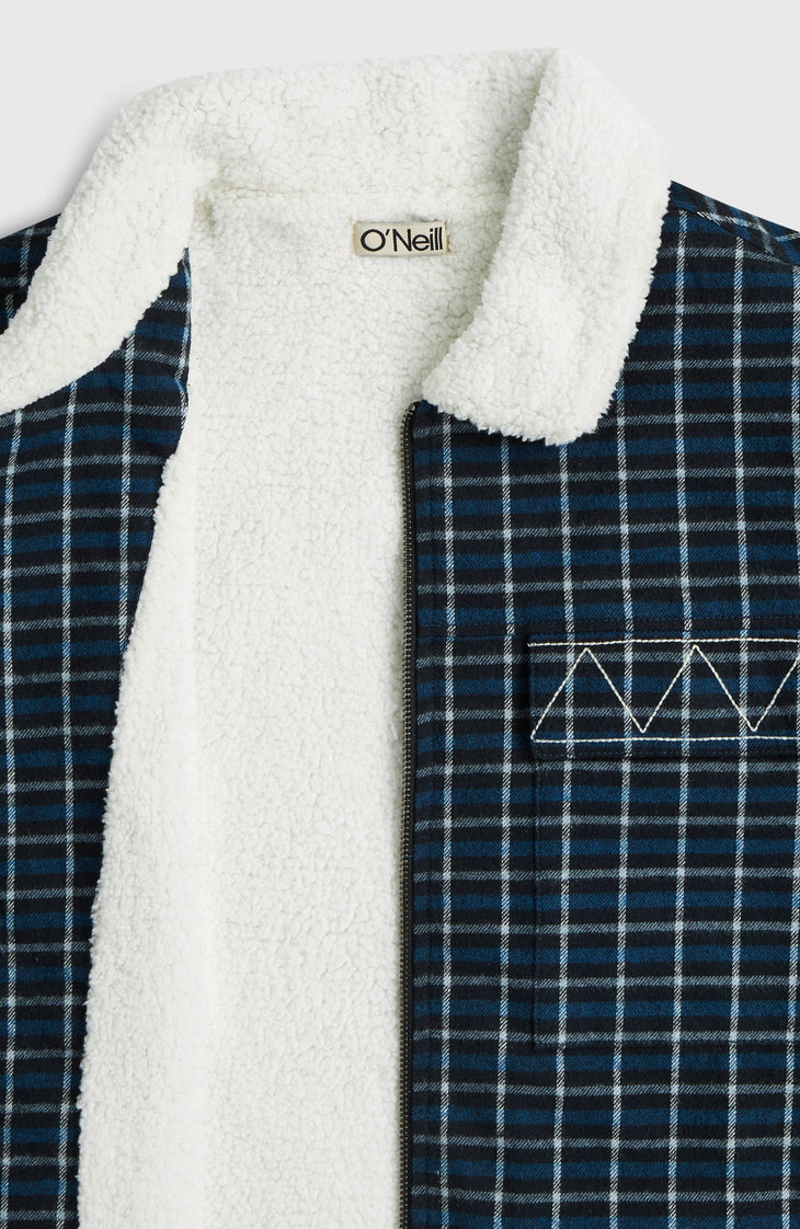 O'Riginals Fleece-Lined Jacket | Blue Heritage Checks