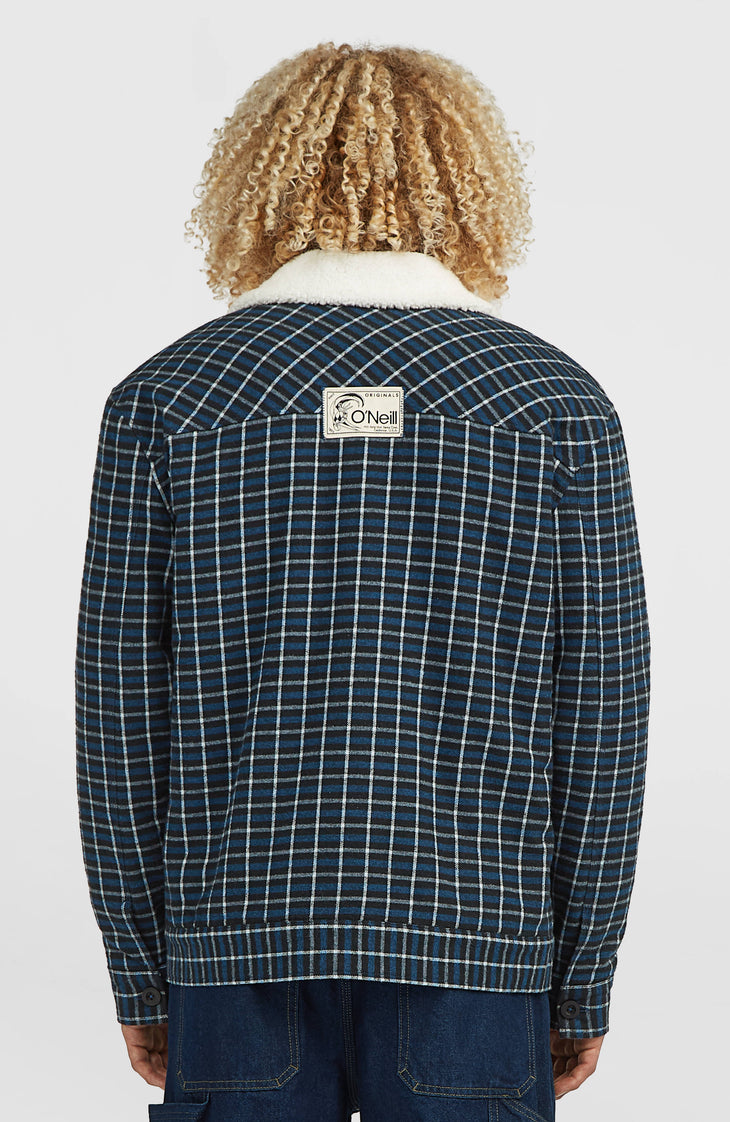 O'Riginals Fleece-Lined Jacket | Blue Heritage Checks