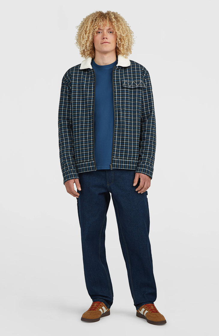 O'Riginals Fleece-Lined Jacket | Blue Heritage Checks
