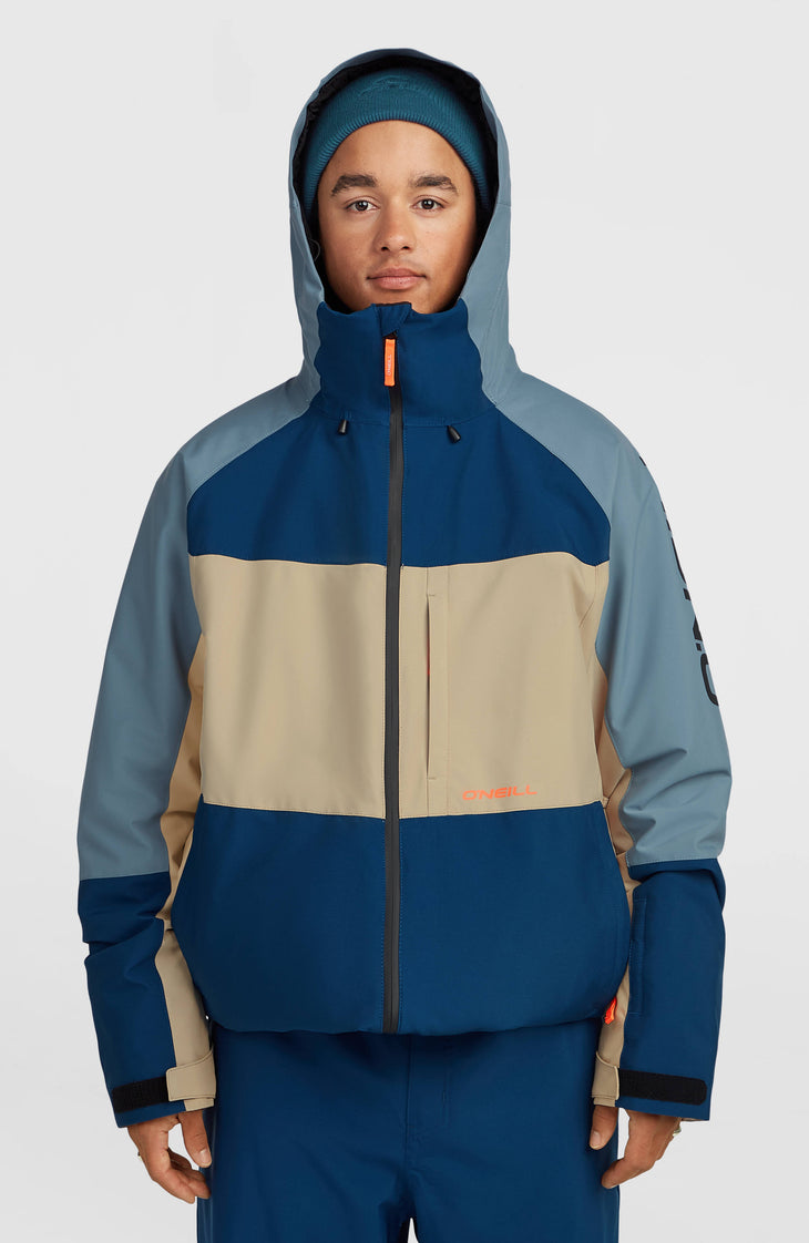 FWC'Cruz Mean Machine Snow Jacket | Regal Blue Colour Block