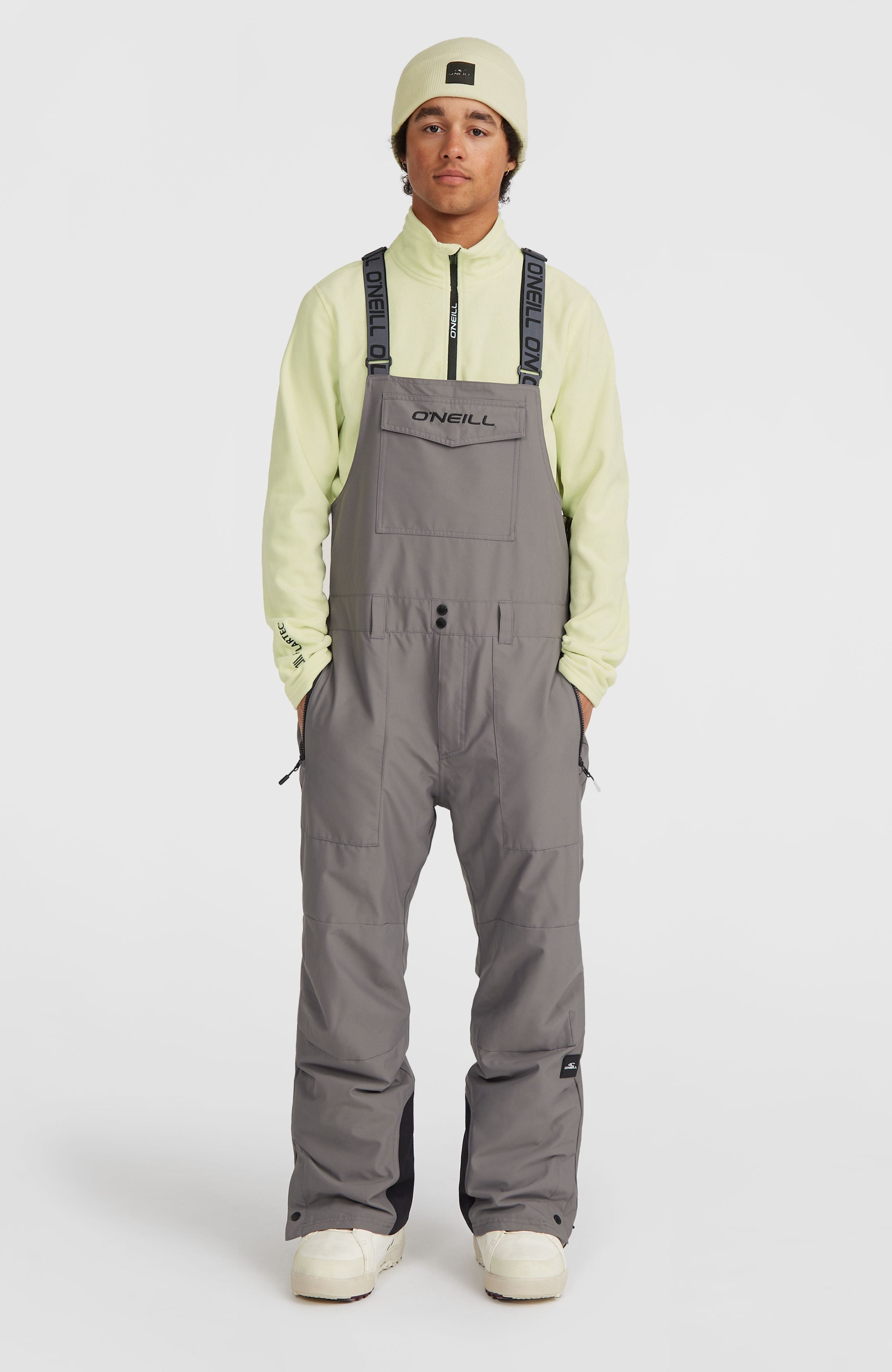 ONEILLグレー スノーボードパンツ スキーウェア O'Riginals Bib Loose Snow Pants | Flint Stone – O'Neill