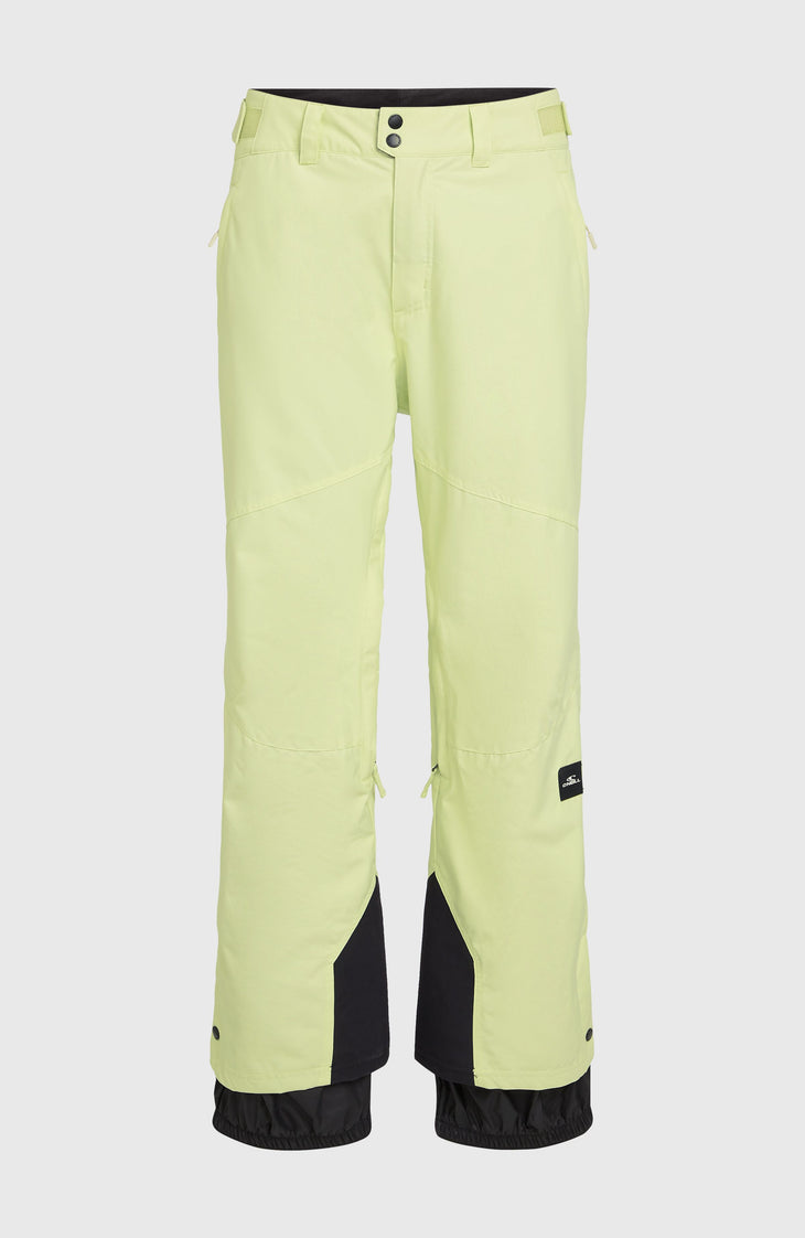 O'Riginals Park Loose Snow Pants | Lime Wash
