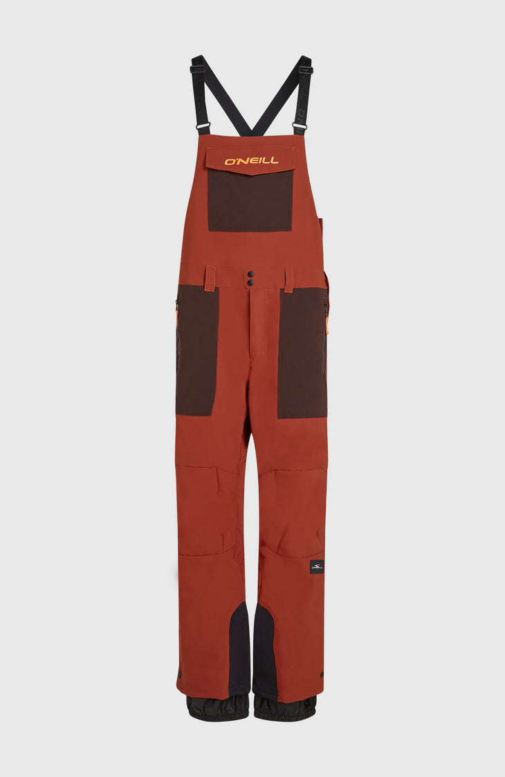 FWC'Peak Bib Snow Pants | Bonfire Colour Block
