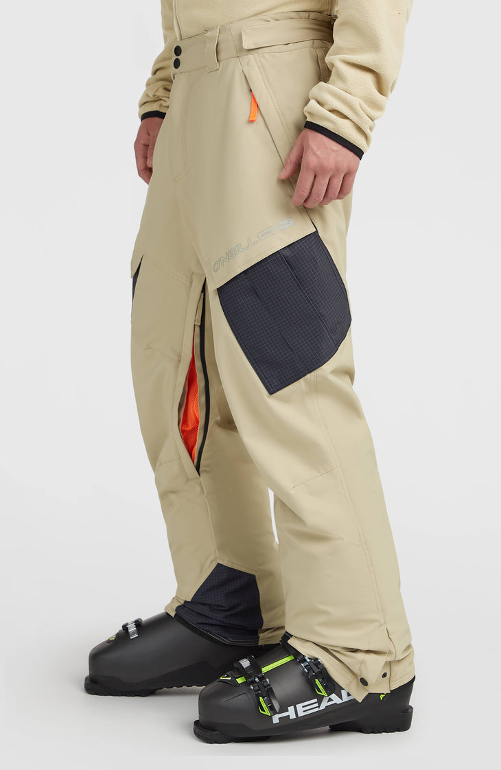 FWC'Peak Cargo Snow Pants | Olive Blush Colour Block
