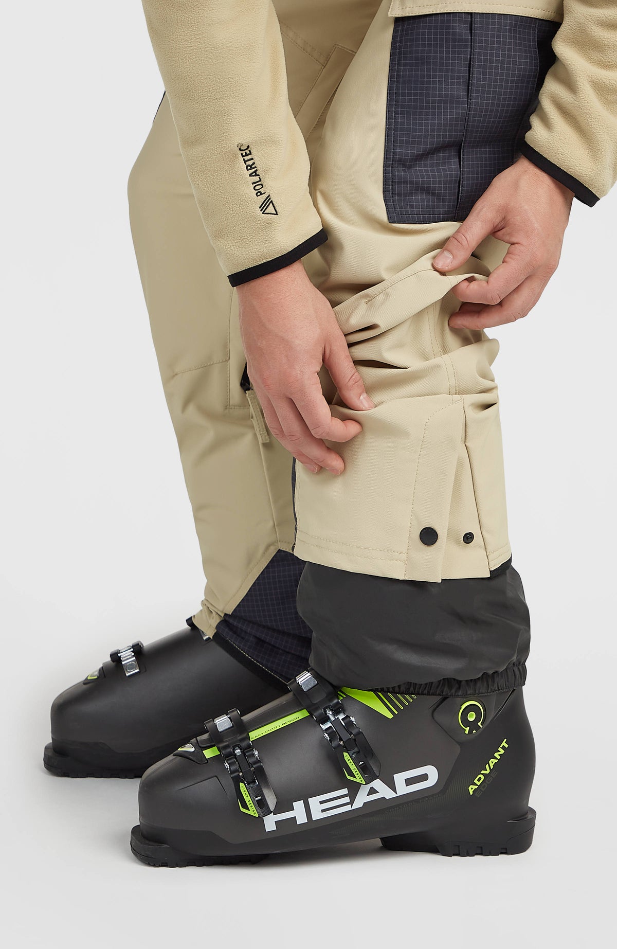 FWC'Peak Cargo Snow Pants | Olive Blush Colour Block