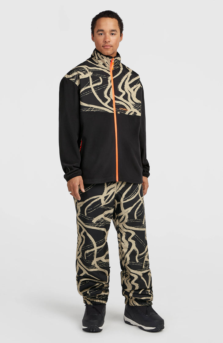 FWC Oversized Snow Pants | Beige Snowtracks