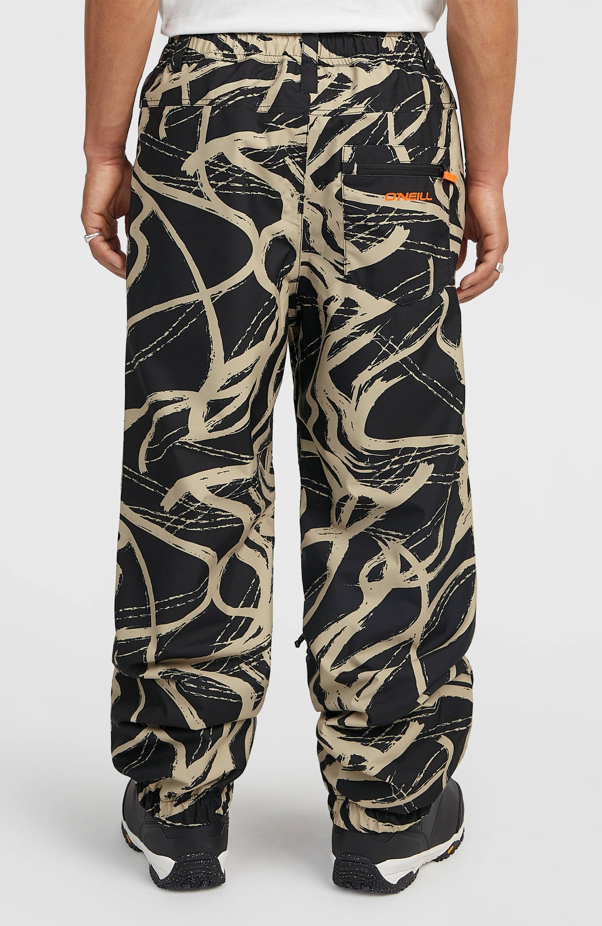 FWC Oversized Snow Pants | Beige Snowtracks
