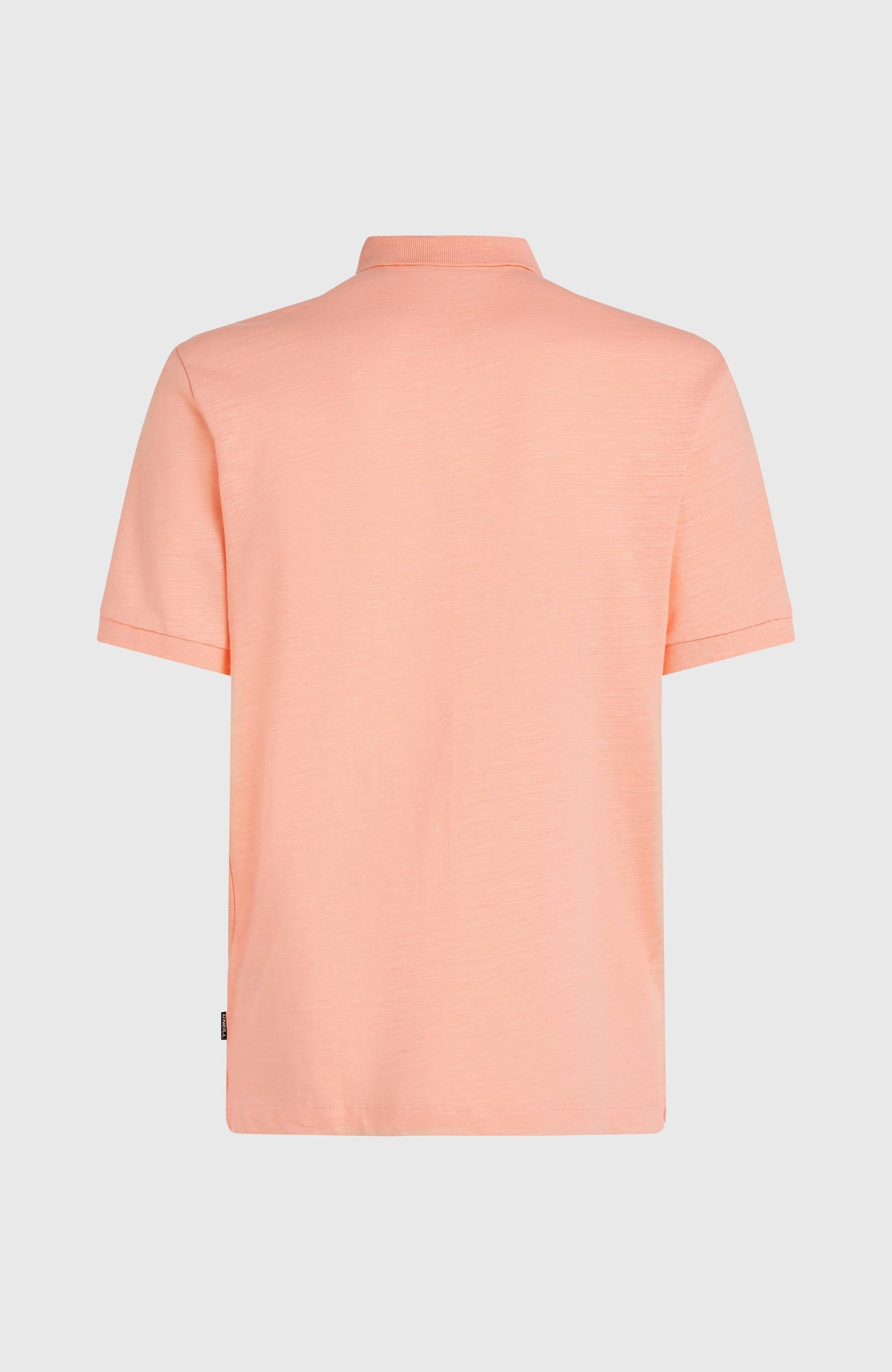 Slub Small Logo Polo | Coral Pop