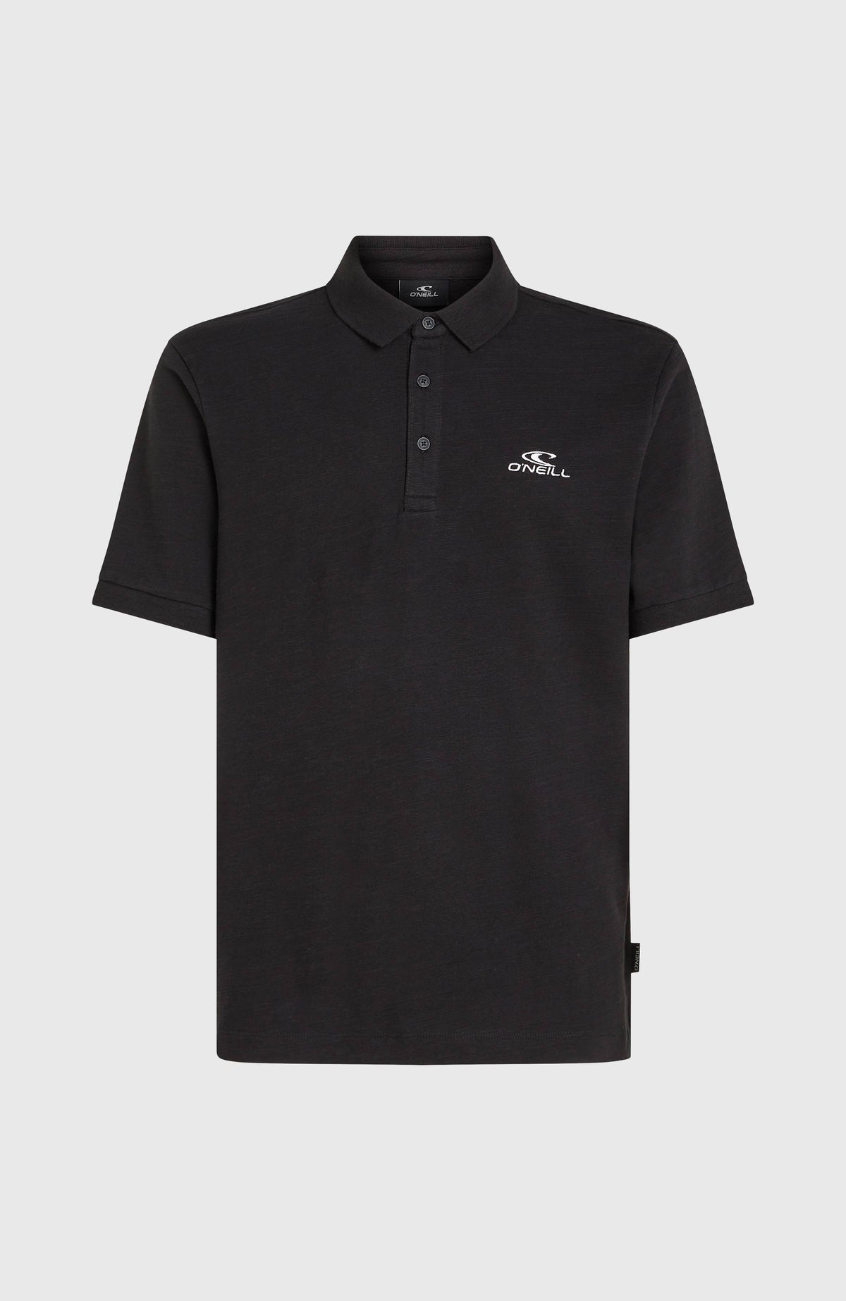 Slub Small Logo Polo | Black Out