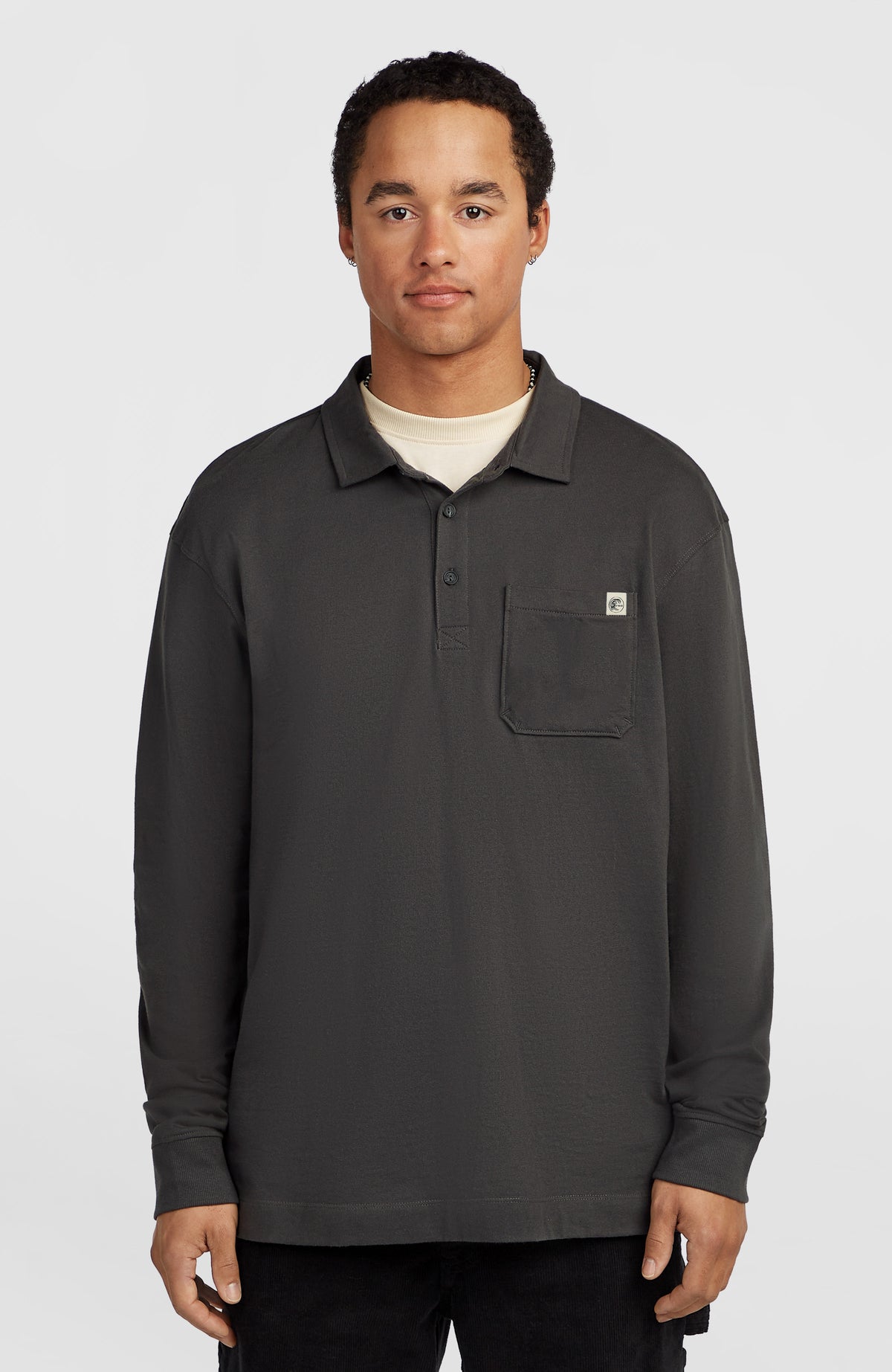 O'Riginals Long-Sleeve Polo Shirt | Raven