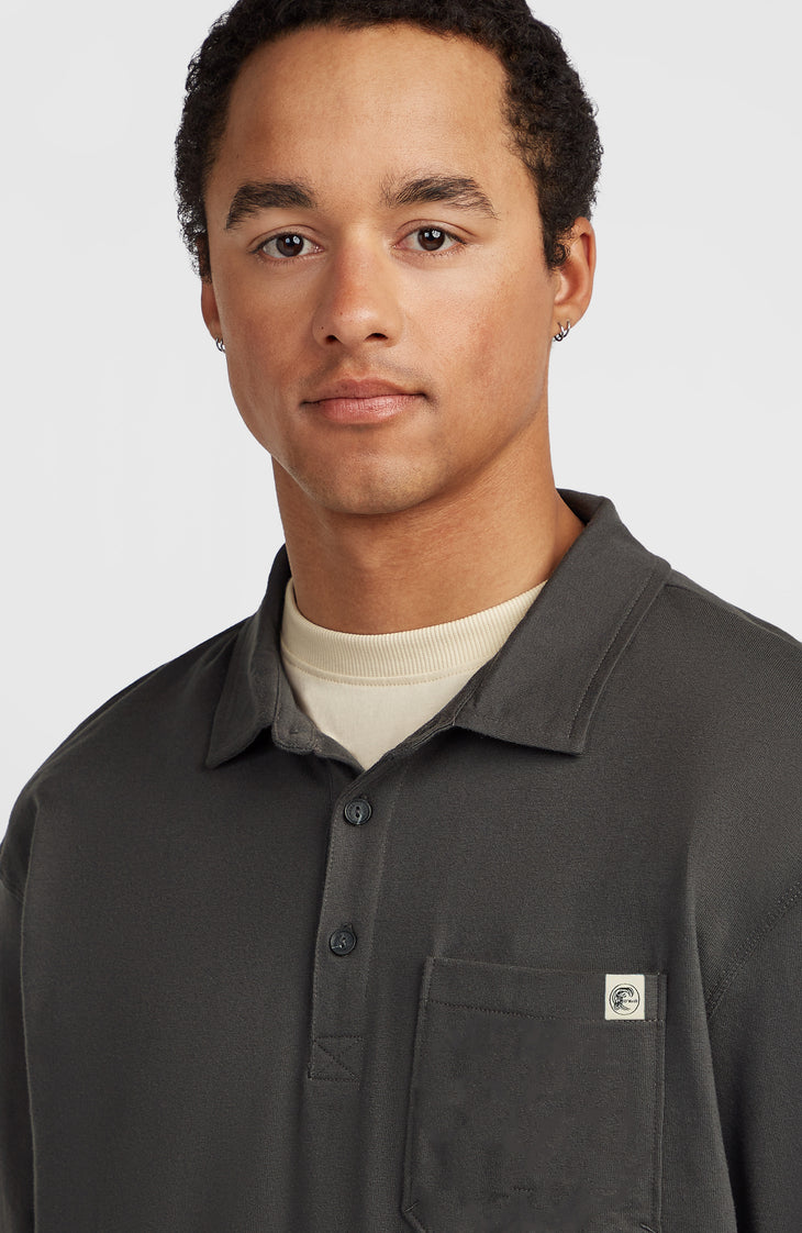 O'Riginals Long-Sleeve Polo Shirt | Raven