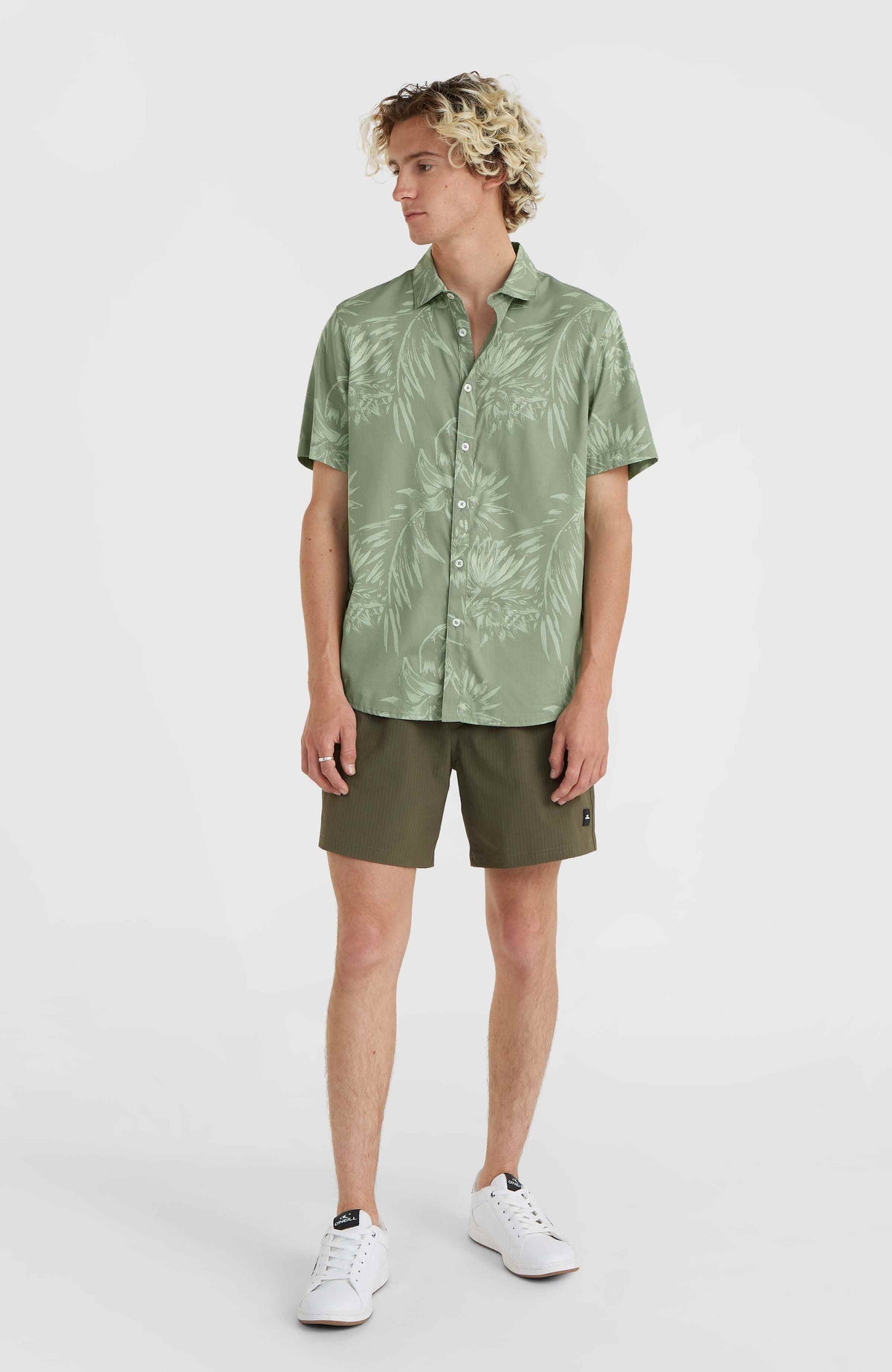 Mix and Match Floral Shirt | Green Tonal Tropicana