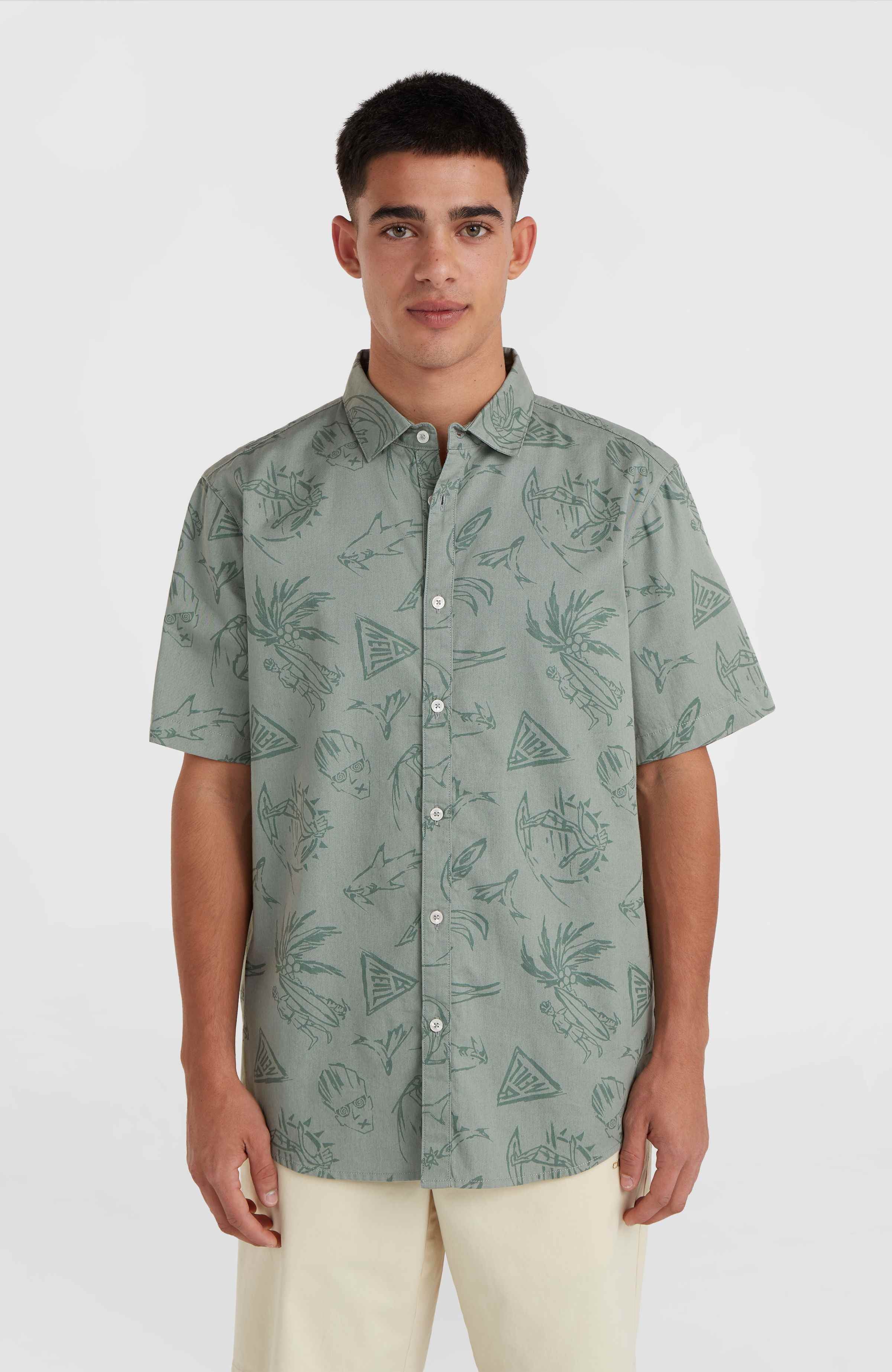 Mix and Match Beach Shirt | Green Vintage Surfer – O'Neill