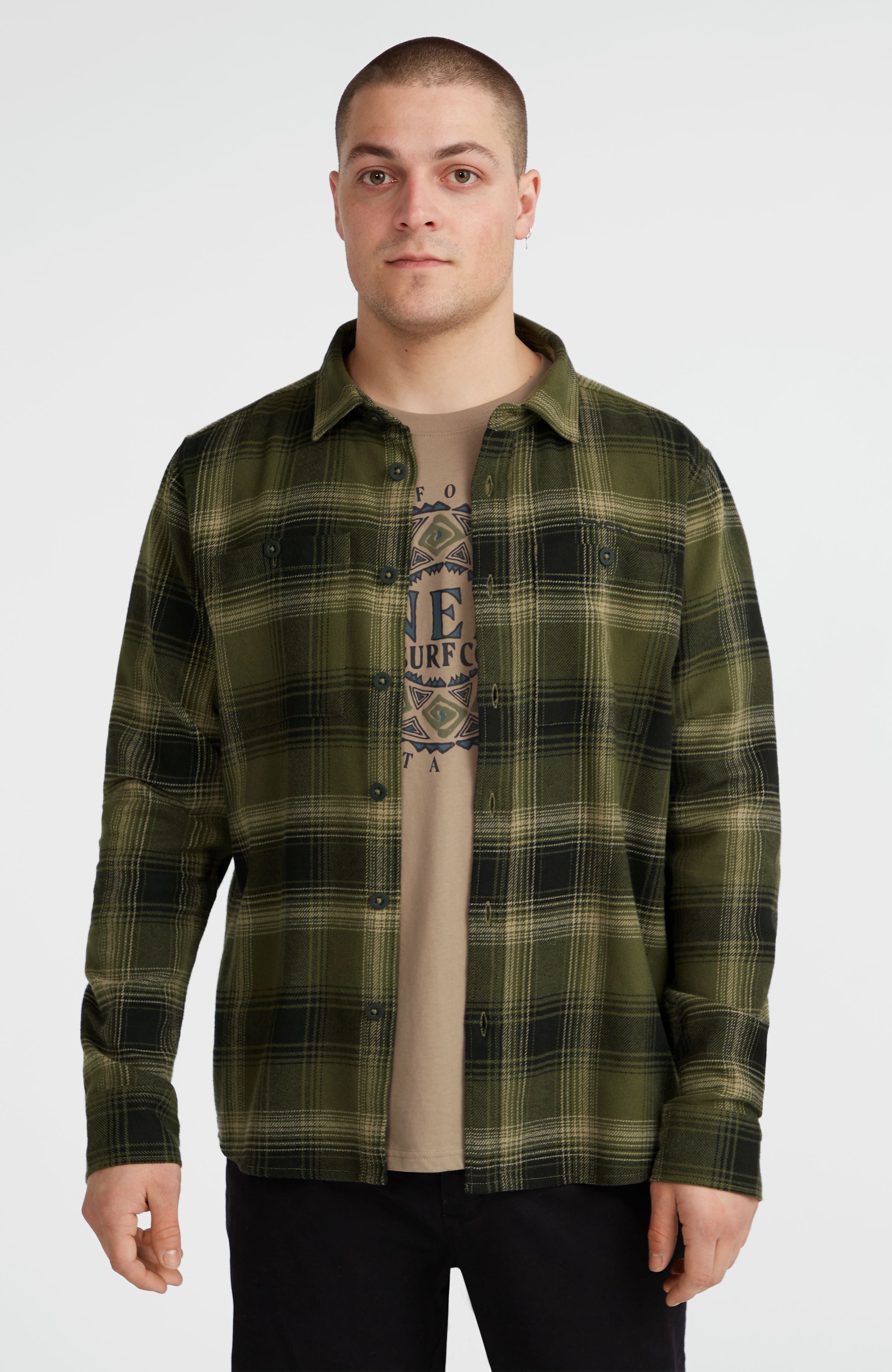 Flannel Check Shirt | Green Check Small – O'Neill