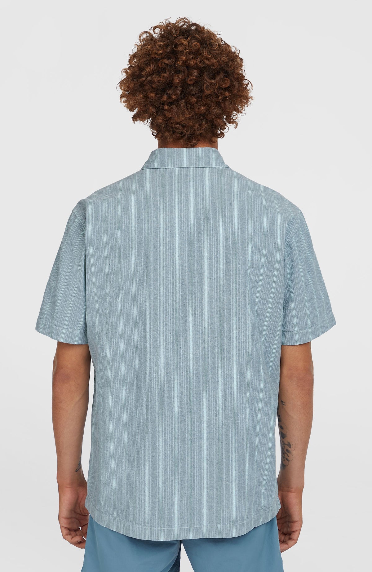 Jacquard Stripe Shirt | Blue Cali Stripe