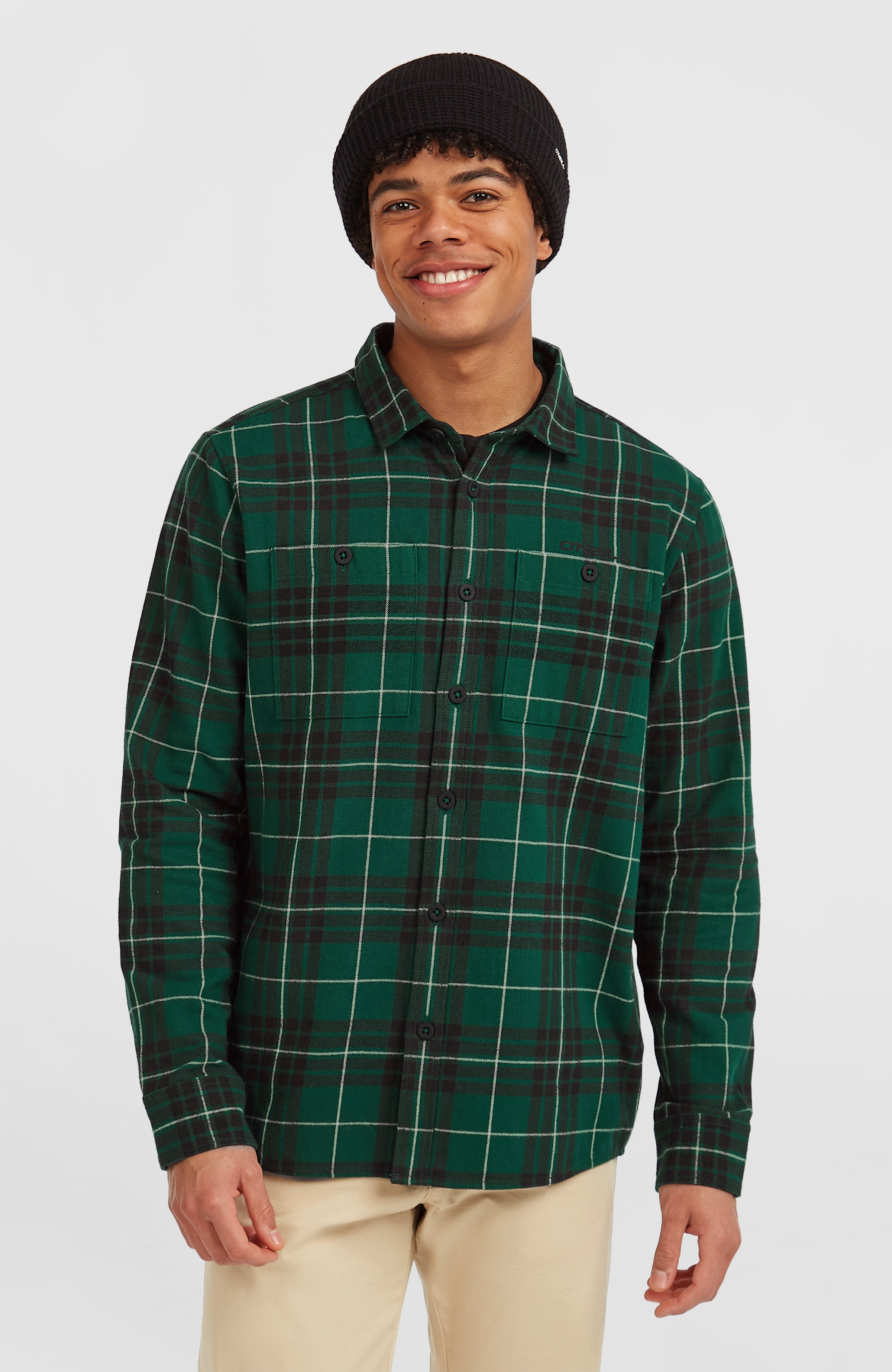 Must-Have Flannel Shirt | Green Flannel Check O'Neill Must-Have Flannel Shirt | Green Flannel Check O'Neill