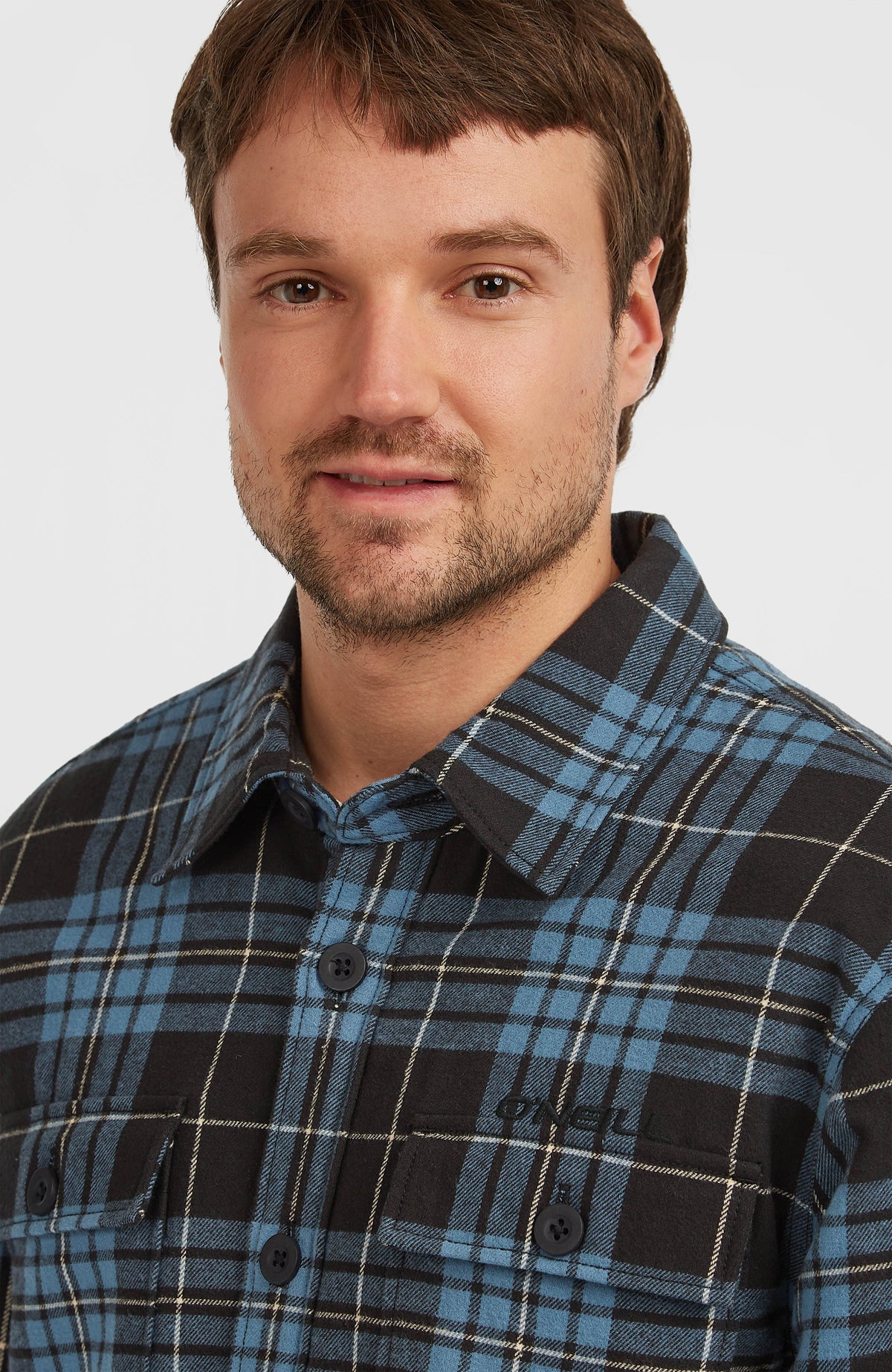 Must-Have Fleece-Lined Shirt | Blue Flannel Check